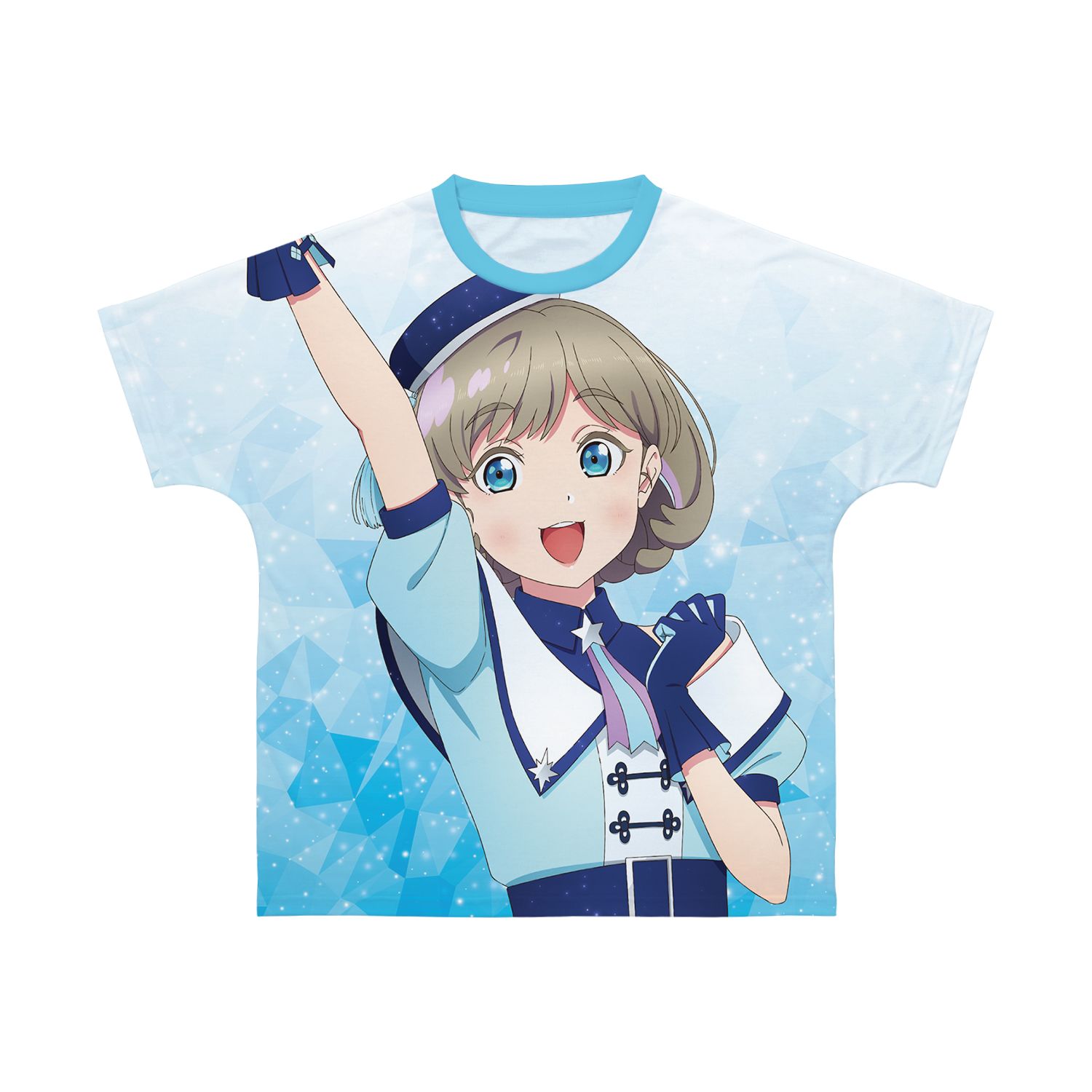 描き下ろし 唐 可可 スーパースター!!ver. フルグラフィックTシャツユニセックス(サイズ/M) 图片 4 | AniSmile
