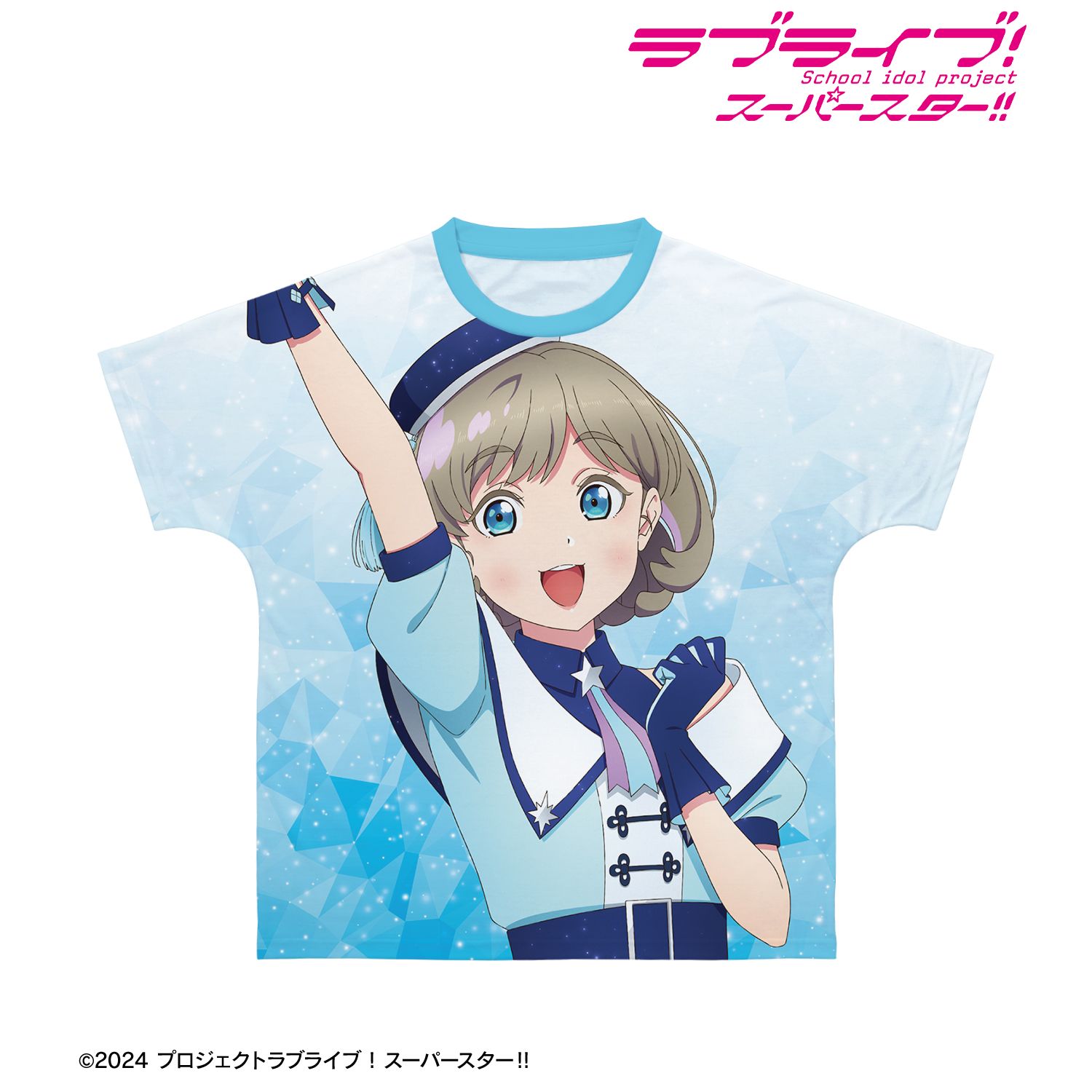 描き下ろし 唐 可可 スーパースター!!ver. フルグラフィックTシャツユニセックス(サイズ/XXL) Image 5 | AniSmile