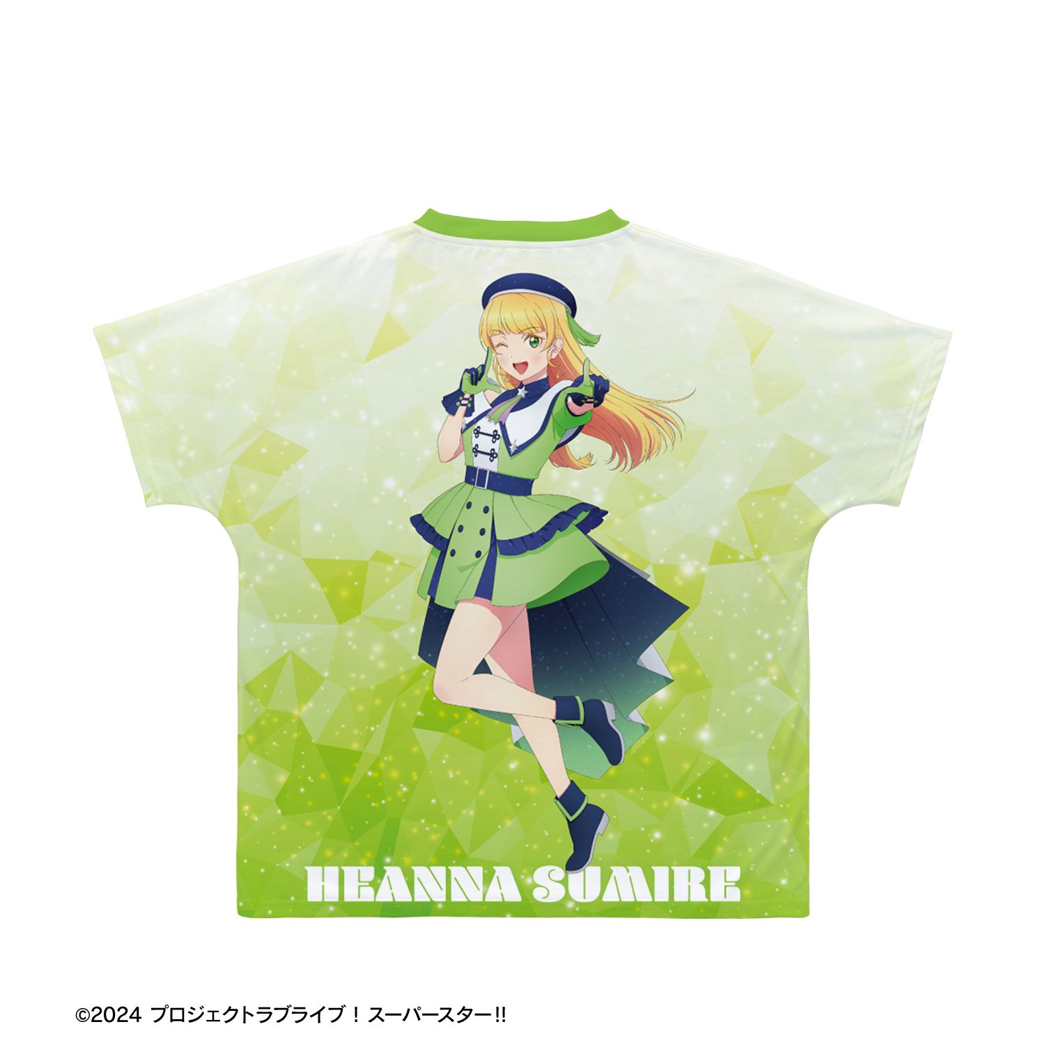 描き下ろし 平安名すみれ スーパースター!!ver. フルグラフィックTシャツユニセックス(サイズ/XS) 图片 6 | AniSmile