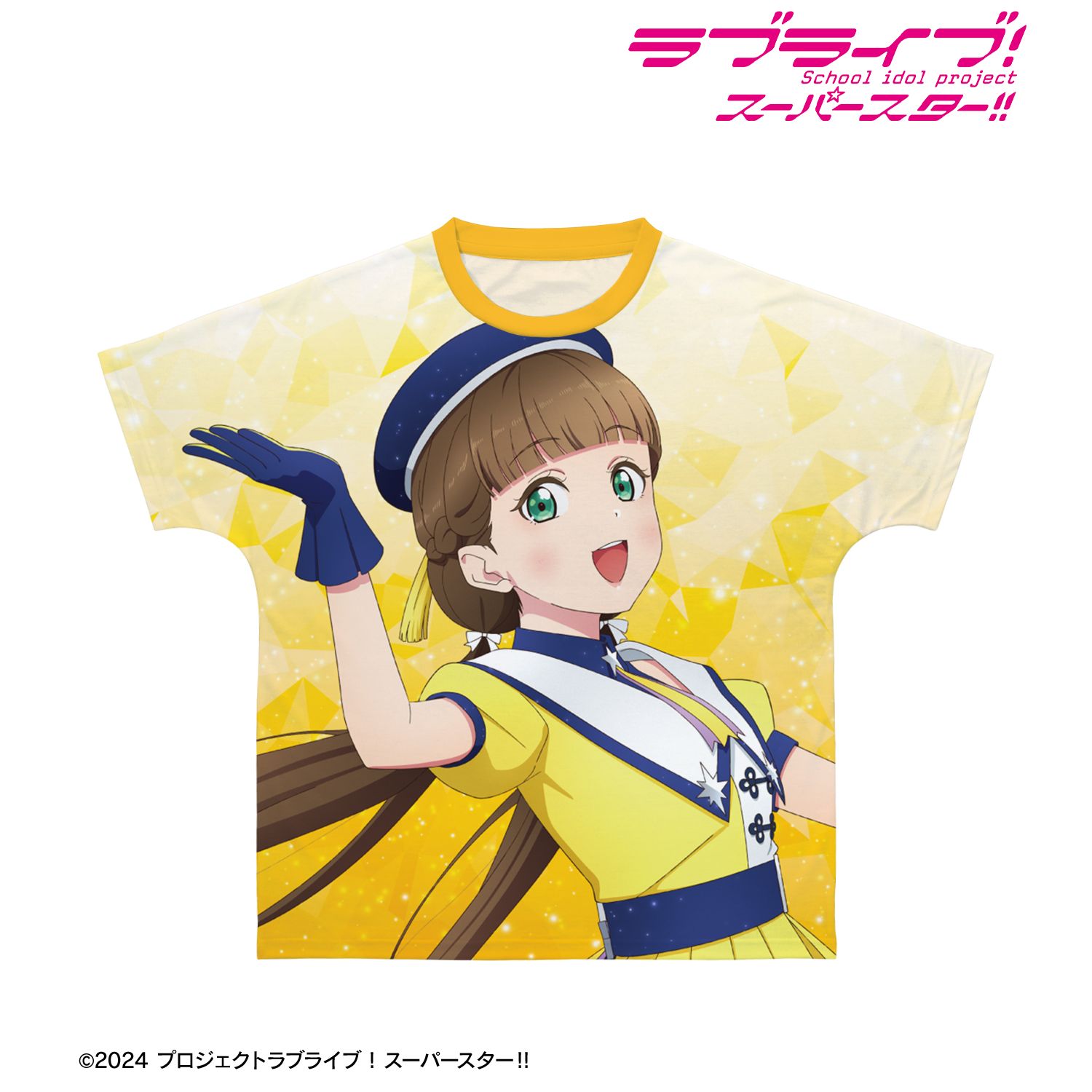 描き下ろし 桜小路きな子 スーパースター!!ver. フルグラフィックTシャツユニセックス(サイズ/XXS) Image 5 | AniSmile