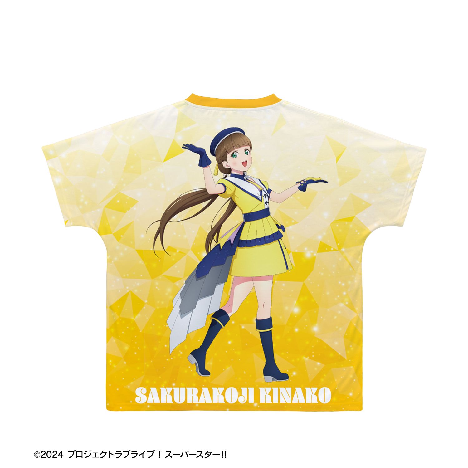 描き下ろし 桜小路きな子 スーパースター!!ver. フルグラフィックTシャツユニセックス(サイズ/XXS) Image 6 | AniSmile
