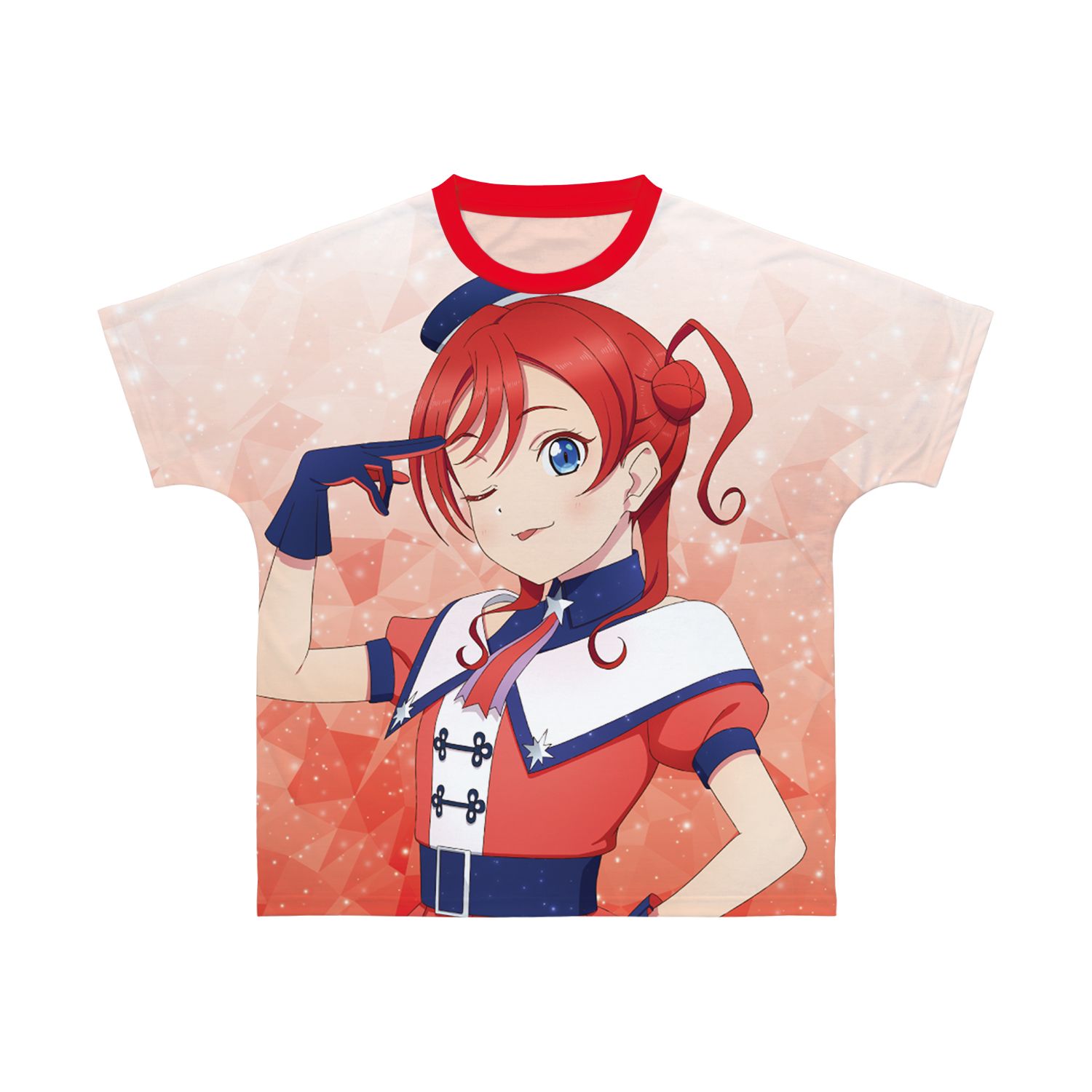 描き下ろし 米女メイ スーパースター!!ver. フルグラフィックTシャツユニセックス(サイズ/XXXL) 图片 4 | AniSmile