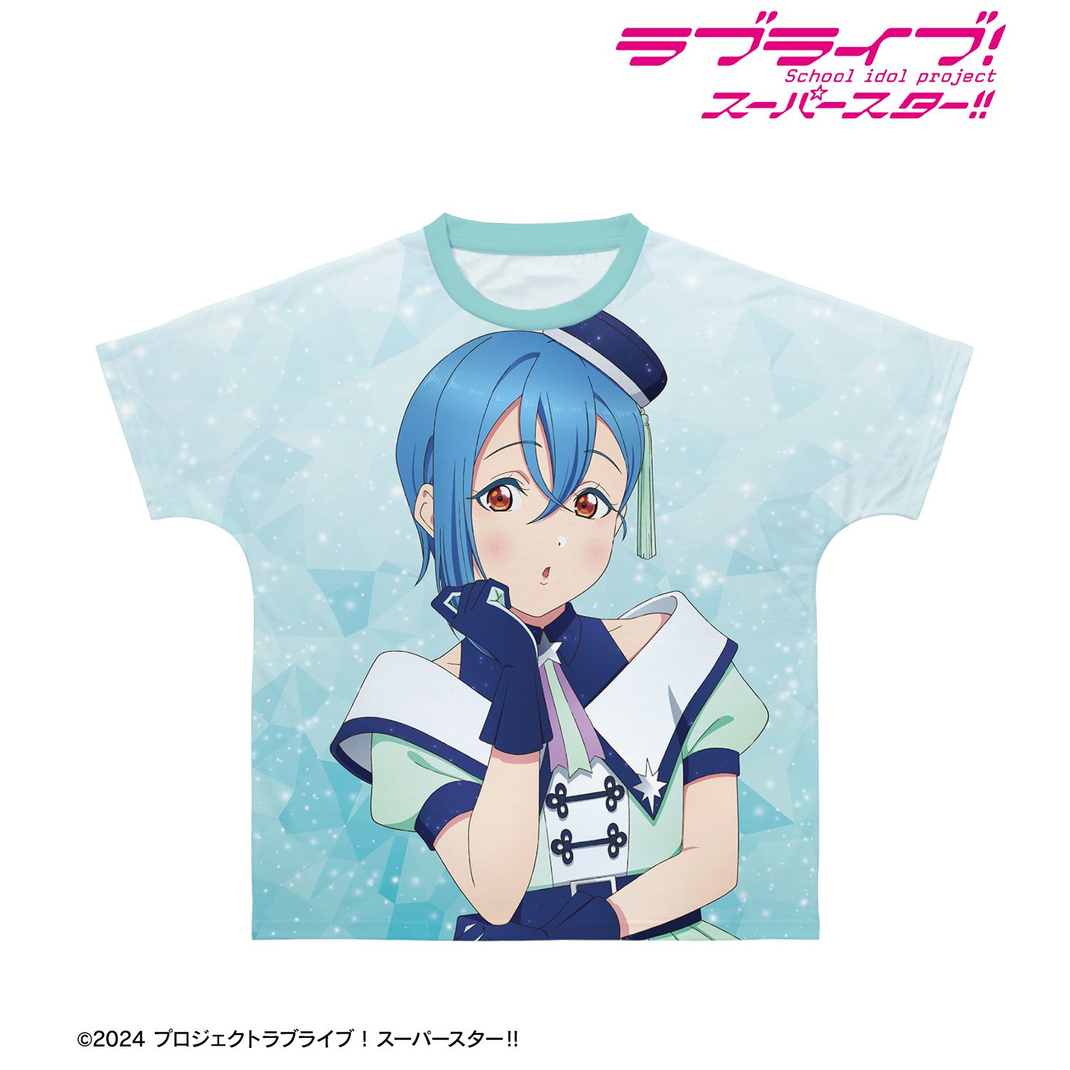 描き下ろし 若菜四季 スーパースター!!ver. フルグラフィックTシャツユニセックス(サイズ/M) Image 5 | AniSmile