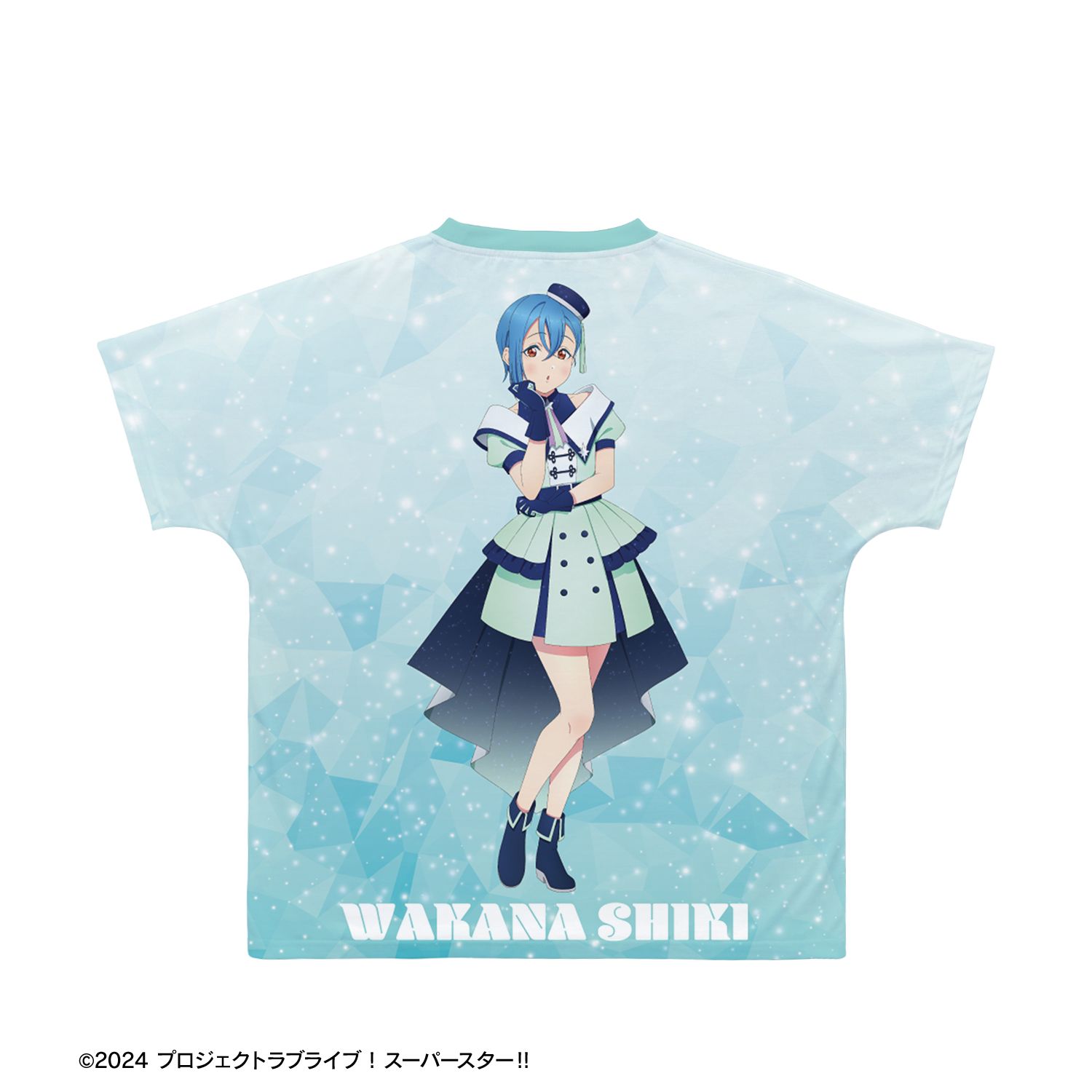 描き下ろし 若菜四季 スーパースター!!ver. フルグラフィックTシャツユニセックス(サイズ/M) Image 6 | AniSmile