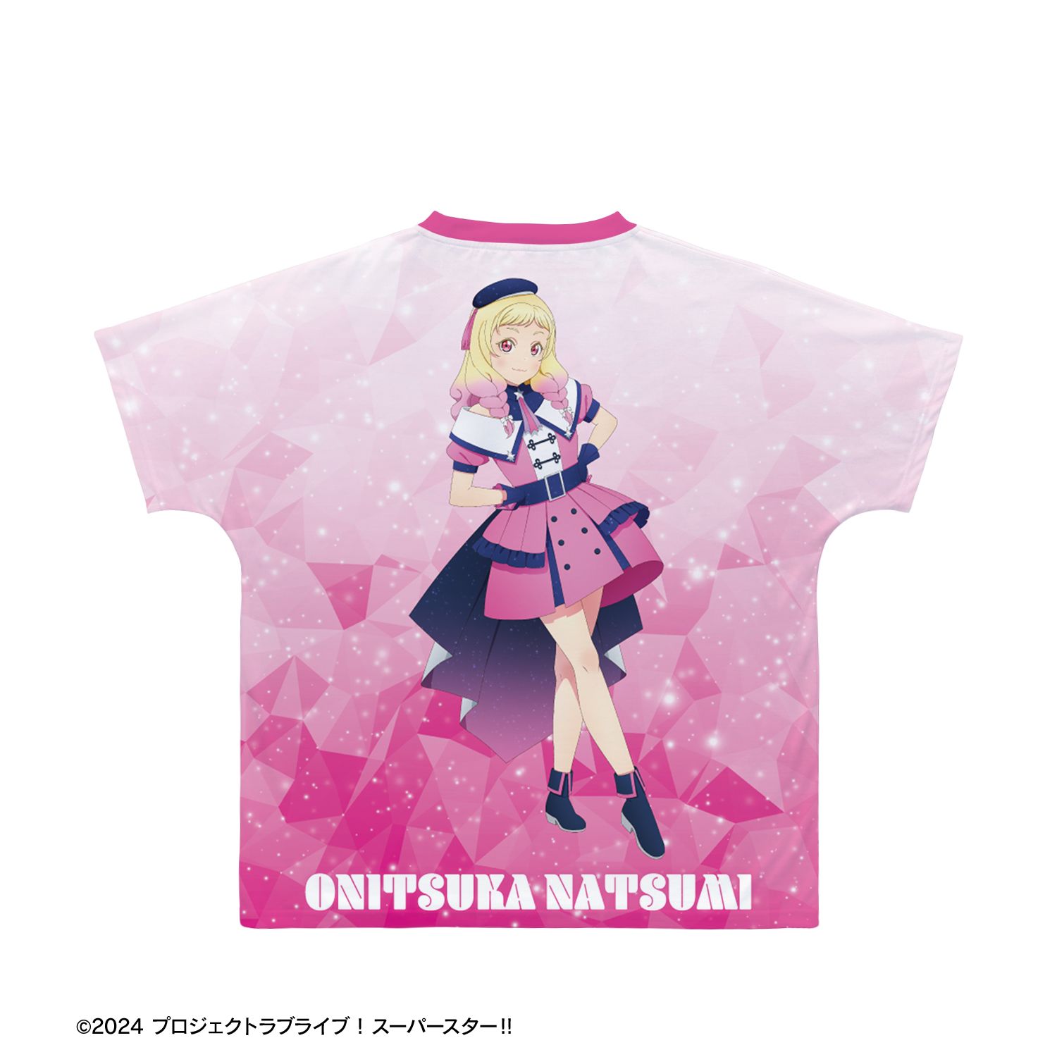 描き下ろし 鬼塚夏美 スーパースター!!ver. フルグラフィックTシャツユニセックス(サイズ/L) 图片 6 | AniSmile