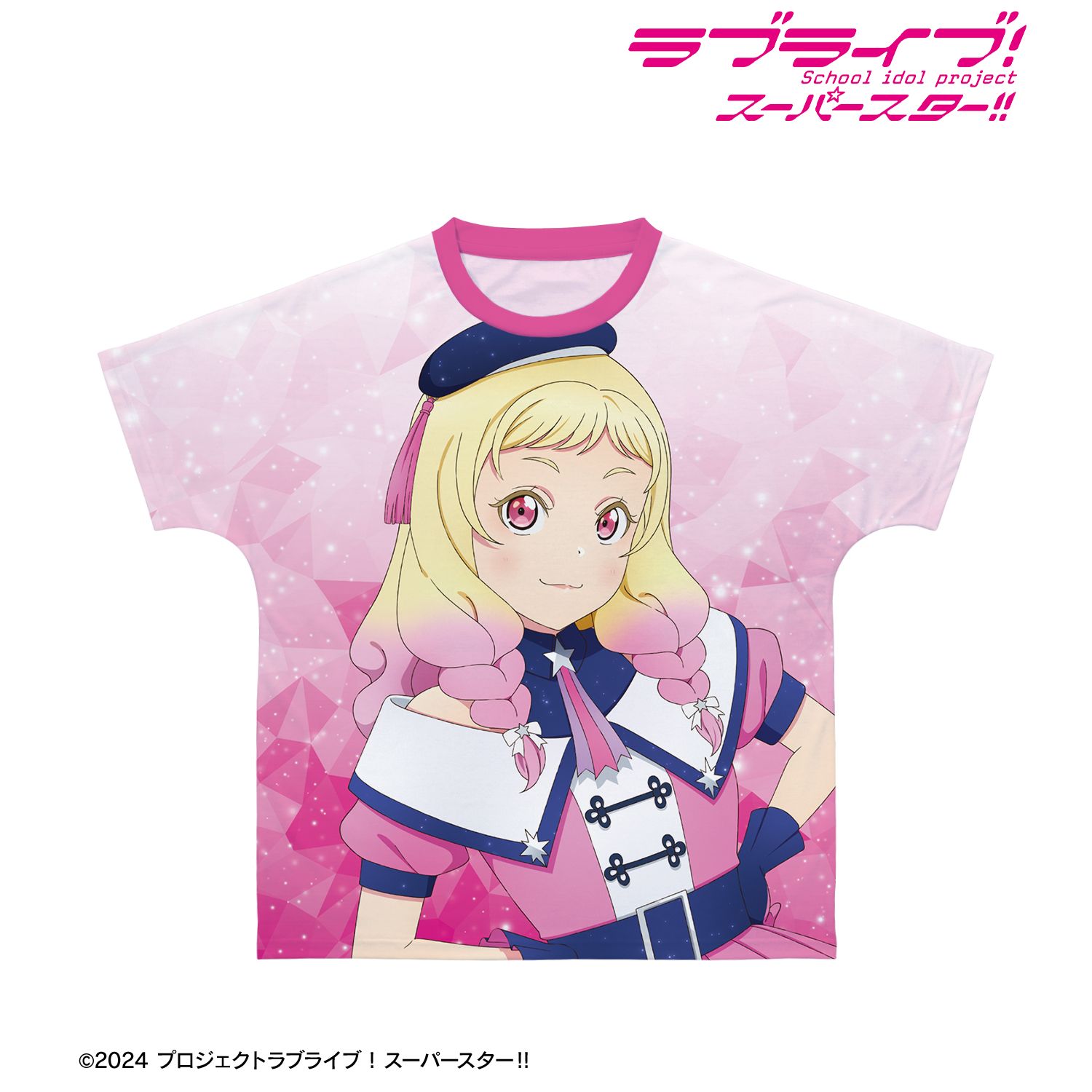 描き下ろし 鬼塚夏美 スーパースター!!ver. フルグラフィックTシャツユニセックス(サイズ/XXL) 图片 5 | AniSmile