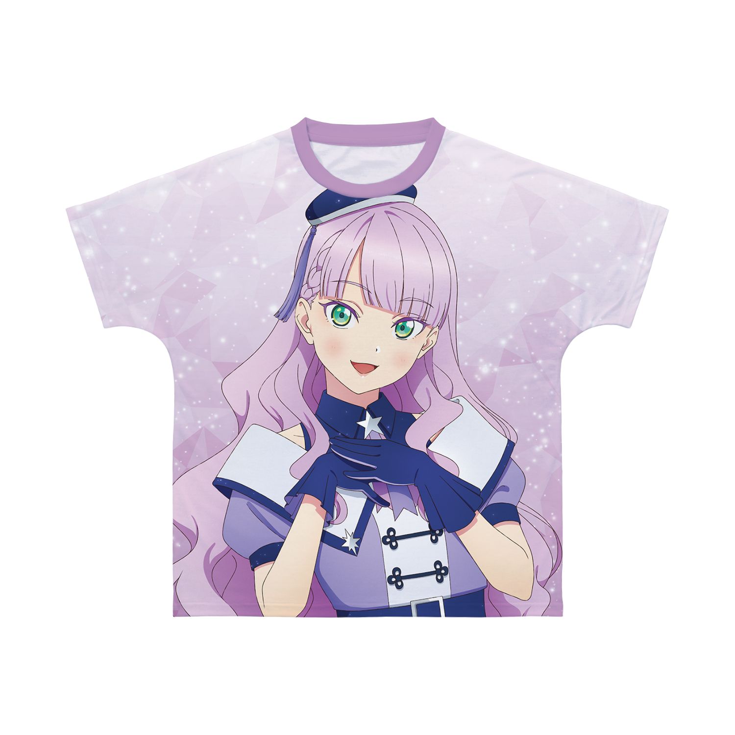描き下ろし ウィーン・マルガレーテ スーパースター!!ver. フルグラフィックTシャツユニセックス(サイズ/S) 图片 4 | AniSmile