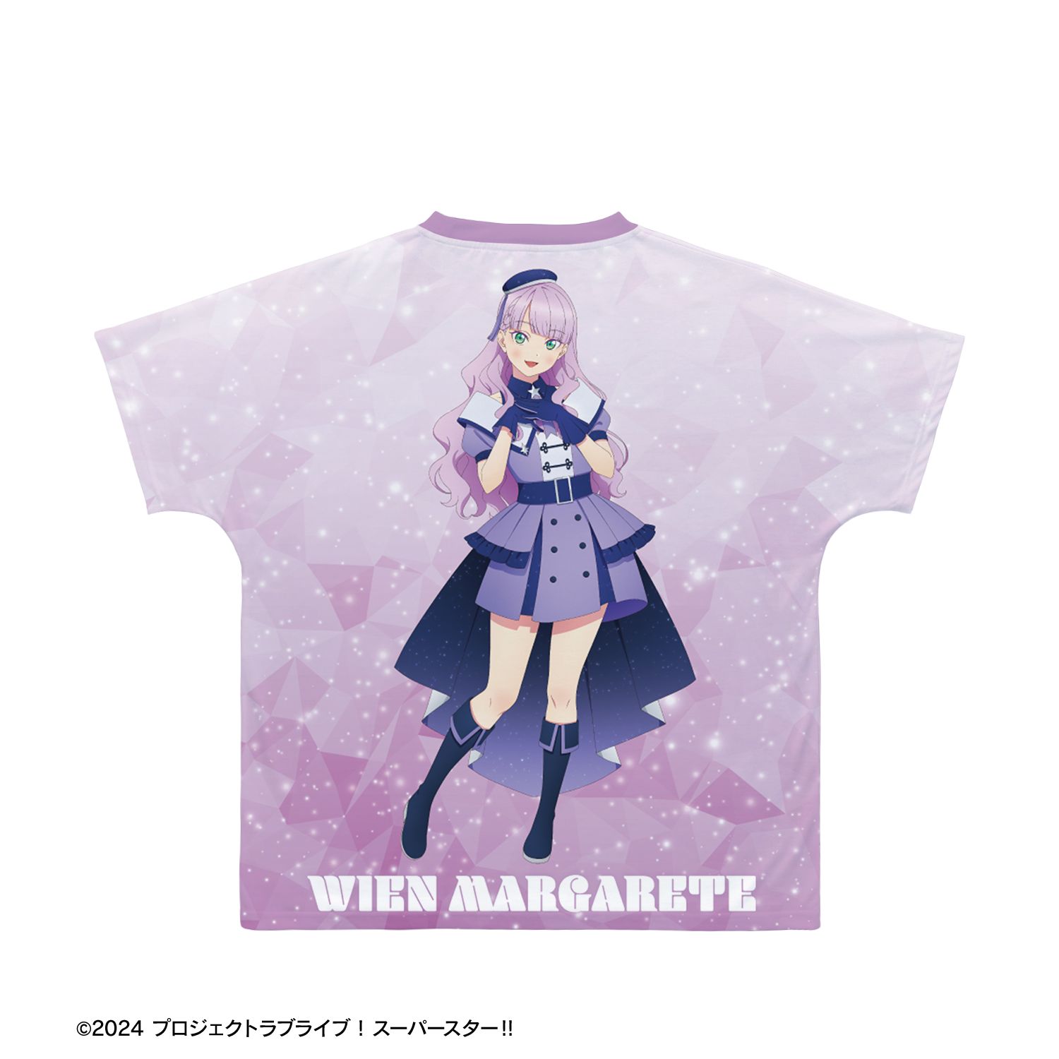 描き下ろし ウィーン・マルガレーテ スーパースター!!ver. フルグラフィックTシャツユニセックス(サイズ/S) 图片 6 | AniSmile