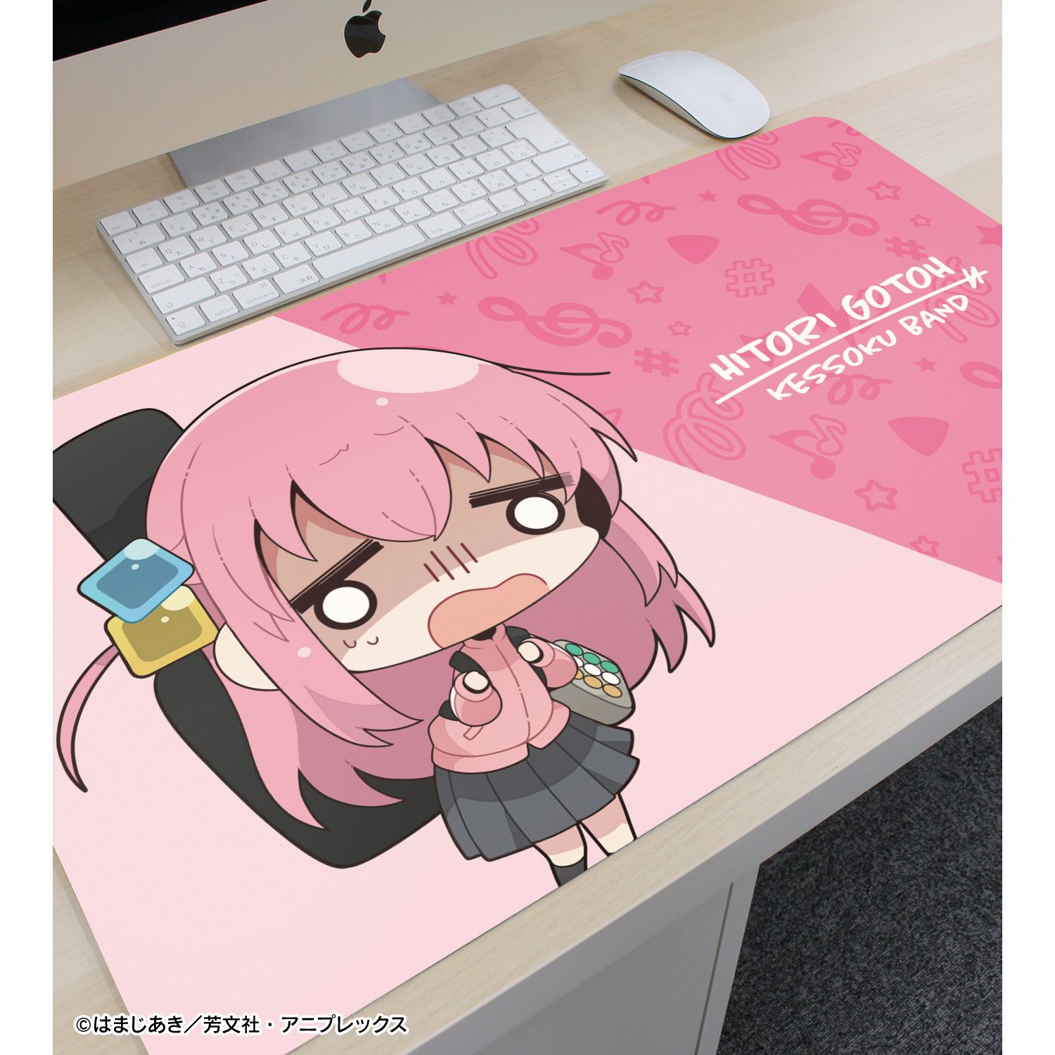 アニメ「ぼっち・ざ・ろっく!」 むーらんさんイラスト 後藤ひとり 制服ver. マルチデスクマット 图片 6 | AniSmile