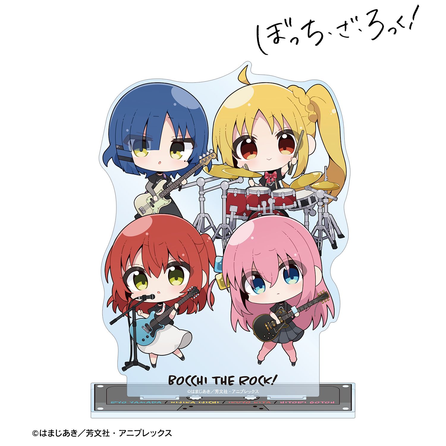 アニメ「ぼっち・ざ・ろっく!」 むーらんさんイラスト 集合 ライブ衣装ver. BIGアクリルスタンド 图片 6 | AniSmile