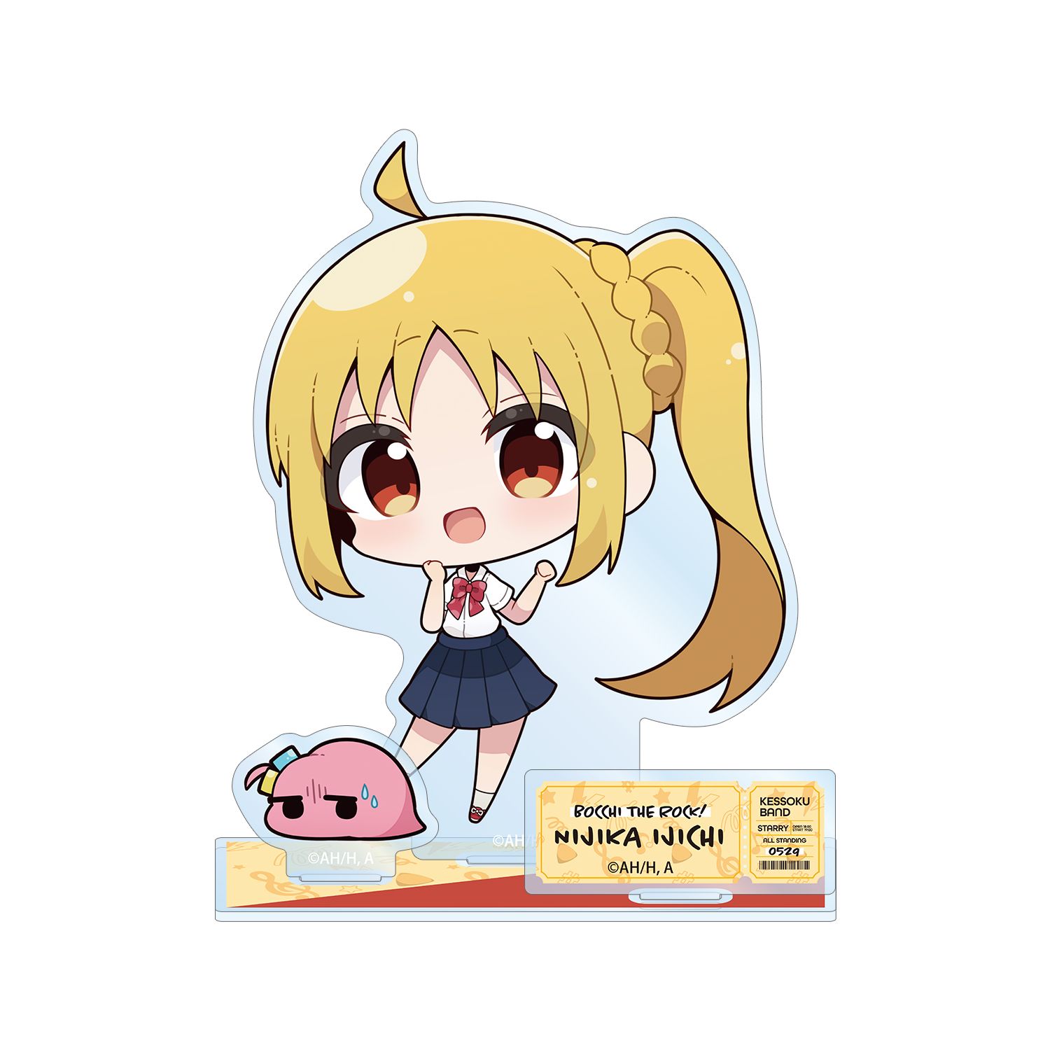 アニメ「ぼっち・ざ・ろっく!」 むーらんさんイラスト 伊地知虹夏 制服ver. パーツ付きBIGアクリルスタンド 图片 5 | AniSmile