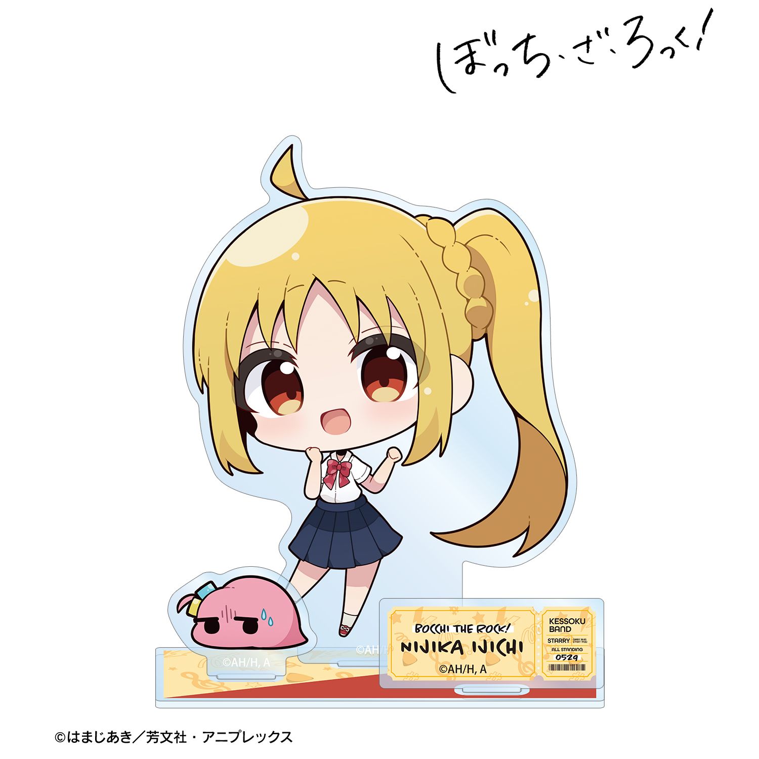 アニメ「ぼっち・ざ・ろっく!」 むーらんさんイラスト 伊地知虹夏 制服ver. パーツ付きBIGアクリルスタンド 图片 6 | AniSmile