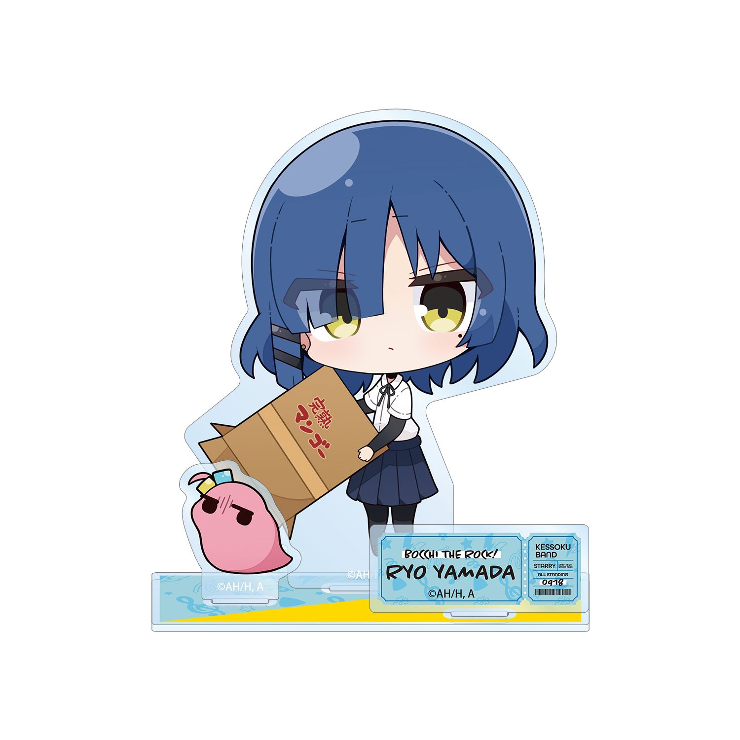 アニメ「ぼっち・ざ・ろっく!」 むーらんさんイラスト 山田リョウ 制服ver. パーツ付きBIGアクリルスタンド 图片 6 | AniSmile