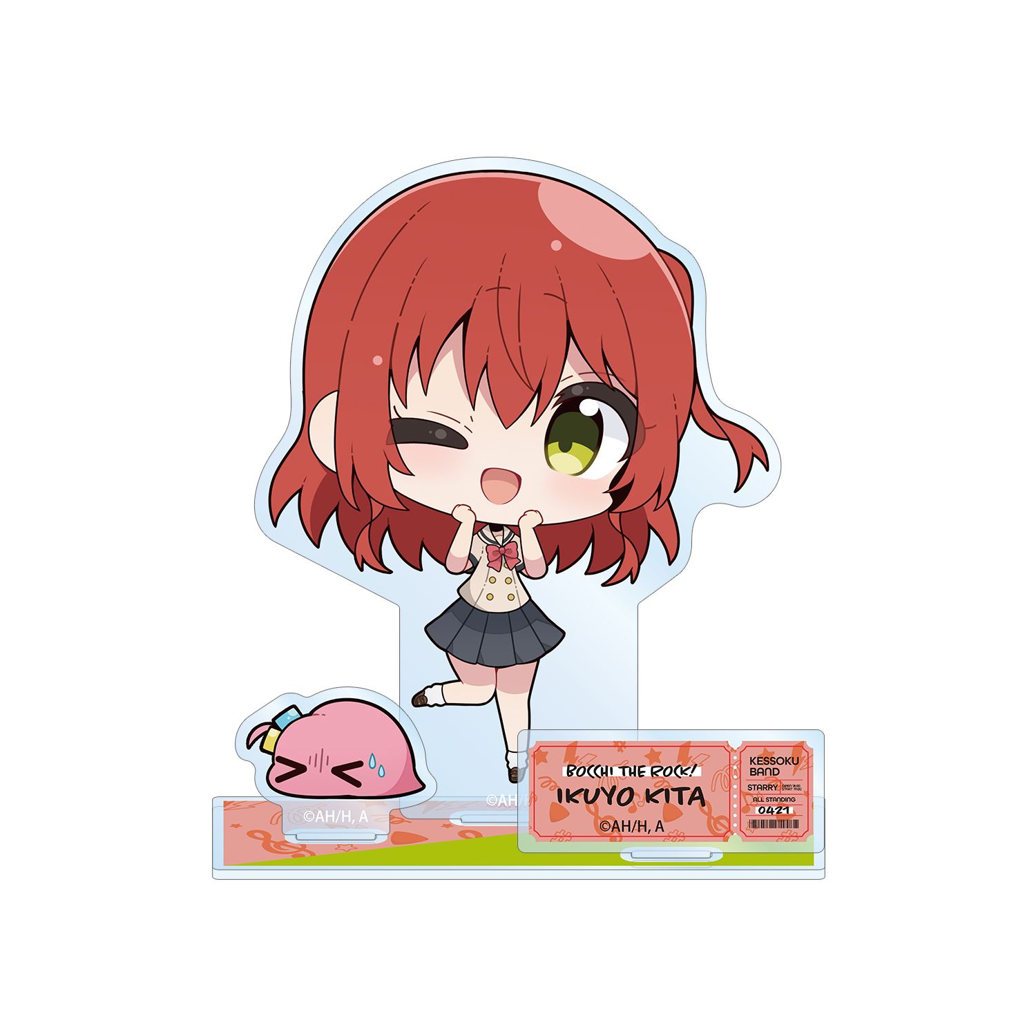 アニメ「ぼっち・ざ・ろっく!」 むーらんさんイラスト 喜多郁代 制服ver. パーツ付きBIGアクリルスタンド 图片 5 | AniSmile
