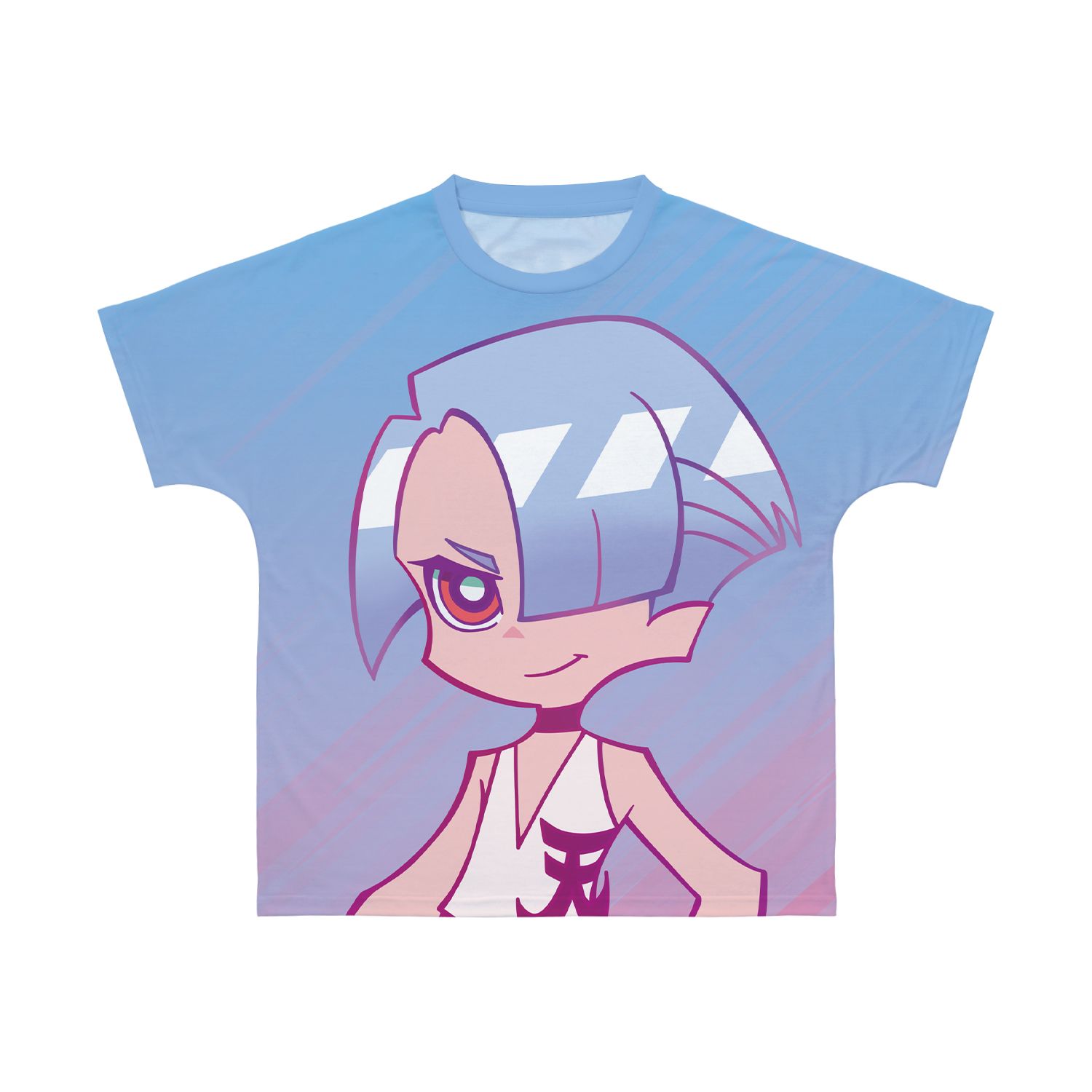 『New PANTY & STOCKING with GARTERBELT』 ポリエステル Ani-Art clear label フルグラフィックTシャツユニセックス(サイズ/S) - AniSmile
