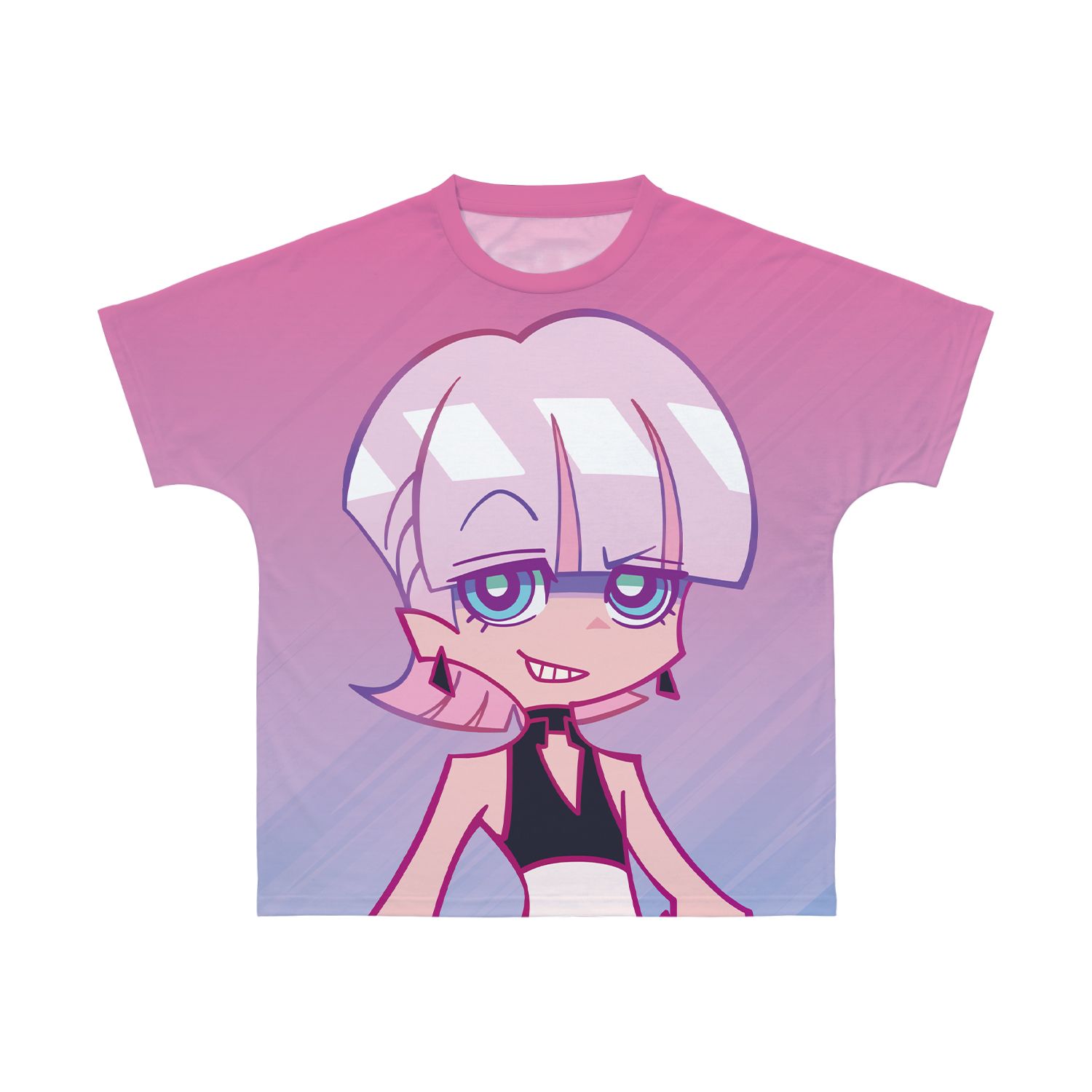 『New PANTY & STOCKING with GARTERBELT』 ポリウレタン Ani-Art clear label フルグラフィックTシャツユニセックス(サイズ/XXL) - AniSmile