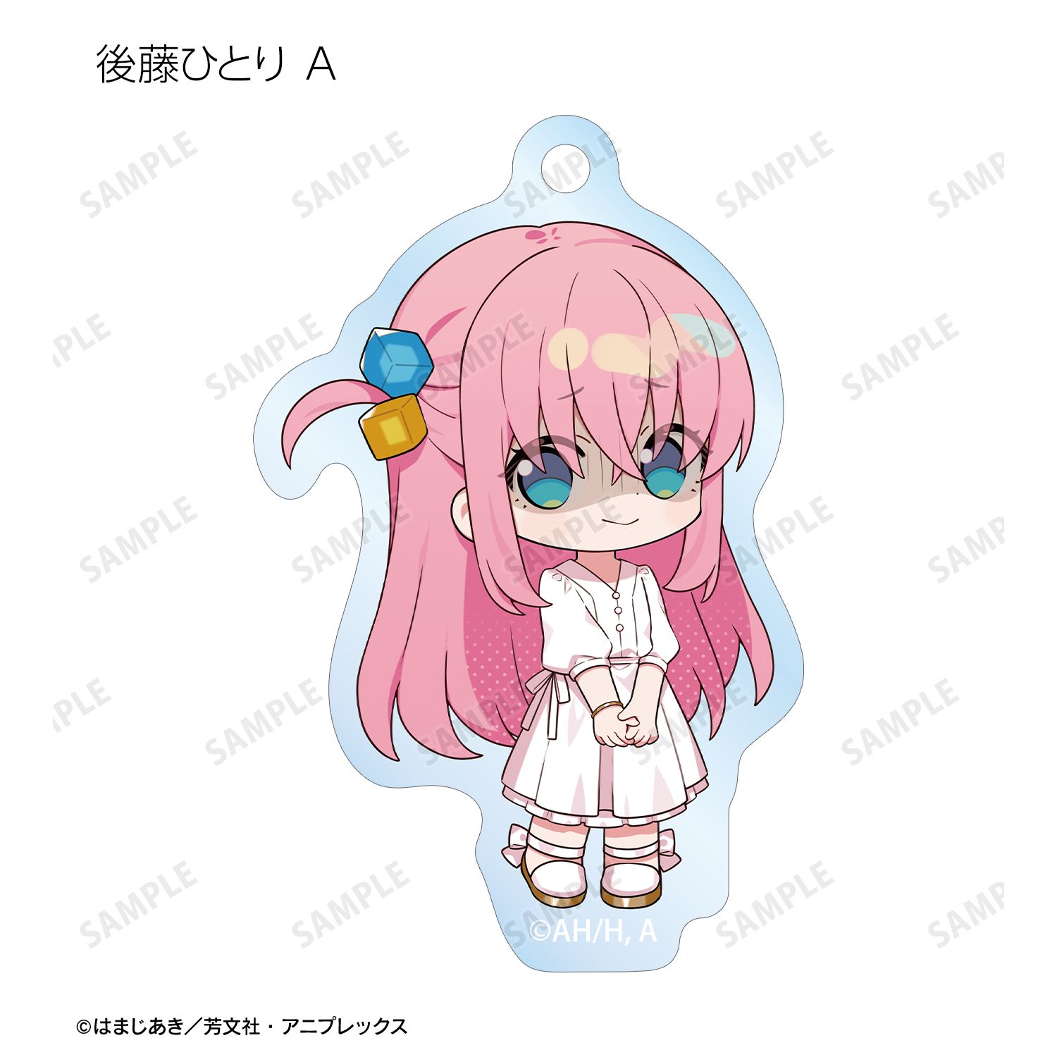 アニメ「ぼっち・ざ・ろっく!」 上倉エクさんイラスト 白いワンピースver.&黒いワンピースver. トレーディングアクリルキーホルダー(単位/単品) 画像 5 | AniSmile