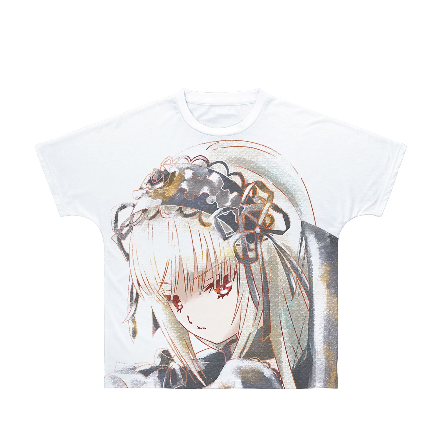 ローゼンメイデン 水銀燈 Ani-Art aqua label フルグラフィックTシャツユニセックス(サイズ/M) - AniSmile