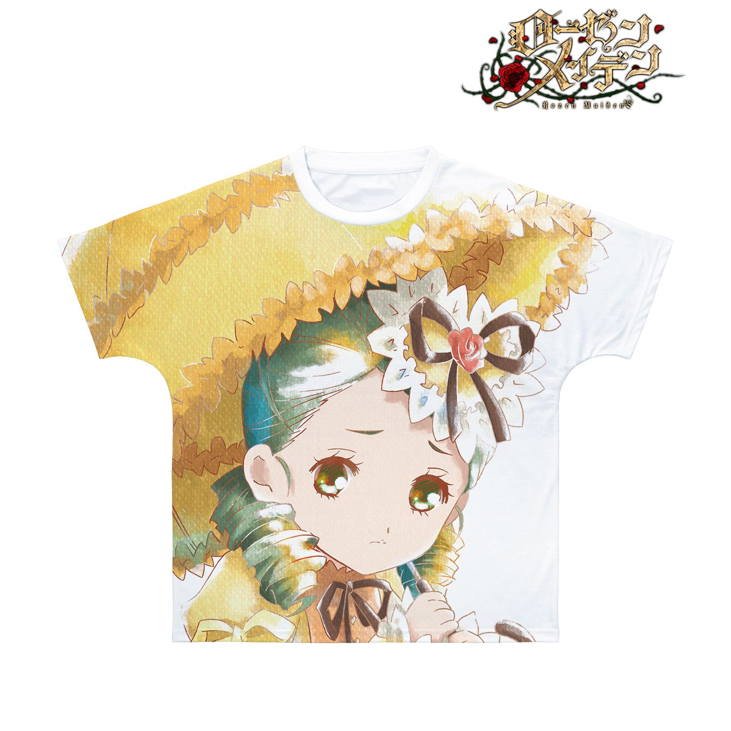 ローゼンメイデン 金糸雀 Ani-Art aqua label フルグラフィックTシャツユニセックス(サイズ/S) 图片 3 | AniSmile