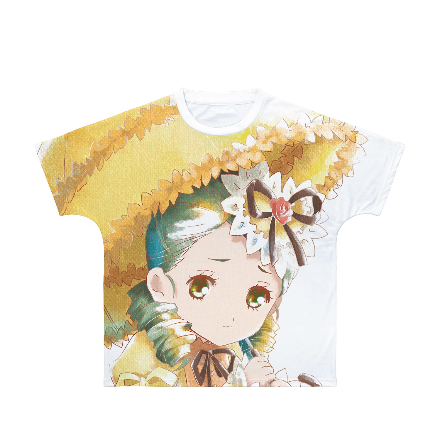 ローゼンメイデン 金糸雀 Ani-Art aqua label フルグラフィックTシャツユニセックス(サイズ/XL) - AniSmile