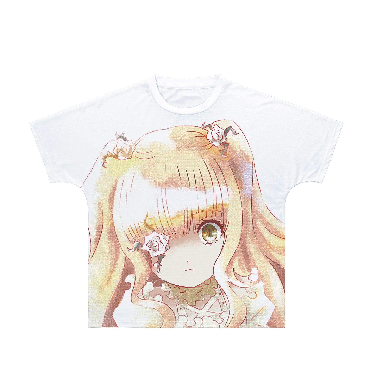 ローゼンメイデン 雪華綺晶 Ani-Art aqua label フルグラフィックTシャツユニセックス(サイズ/S) - AniSmile