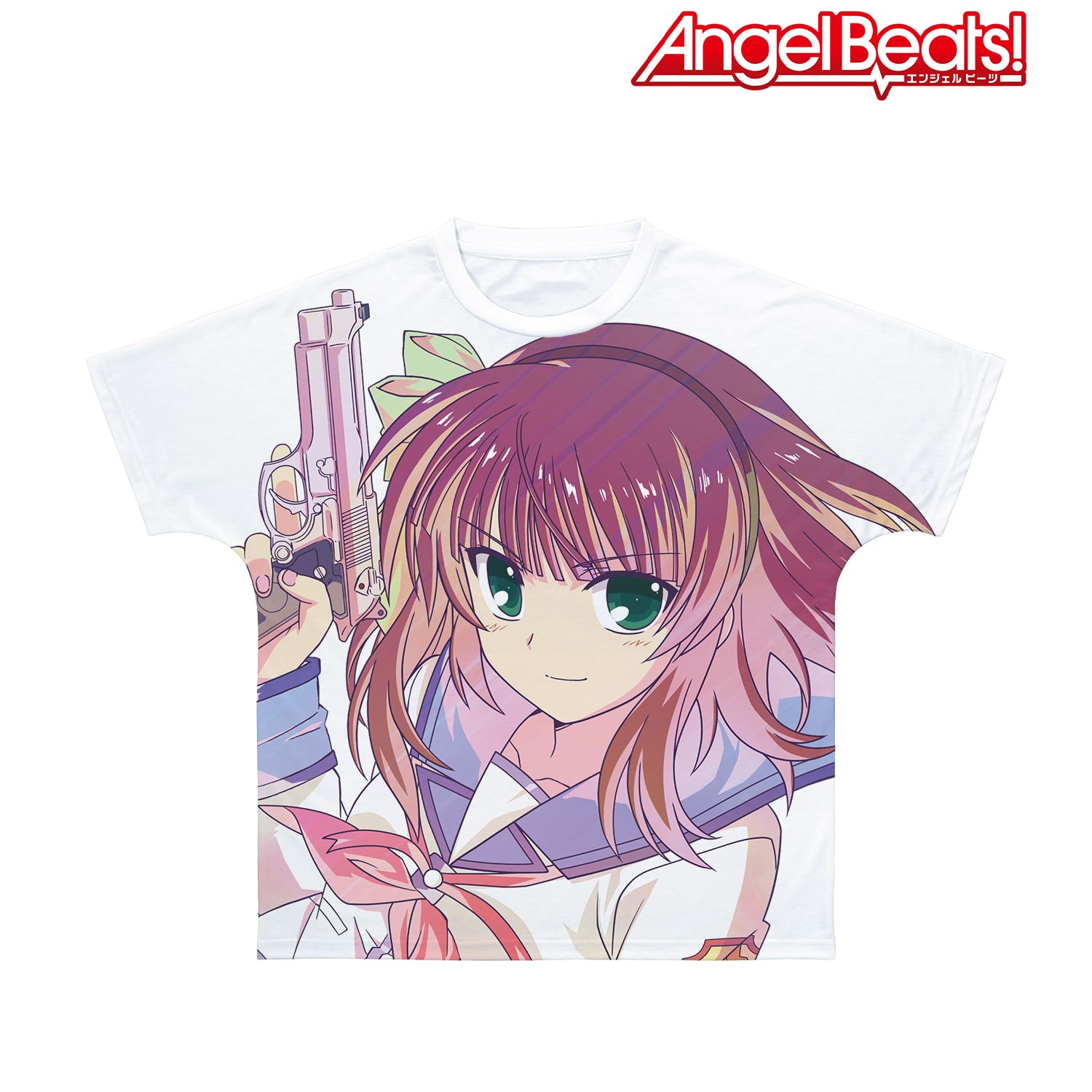 Angel Beats! 仲村ゆり Ani-Art clear label フルグラフィックTシャツユニセックス(サイズ/M) 图片 3 | AniSmile