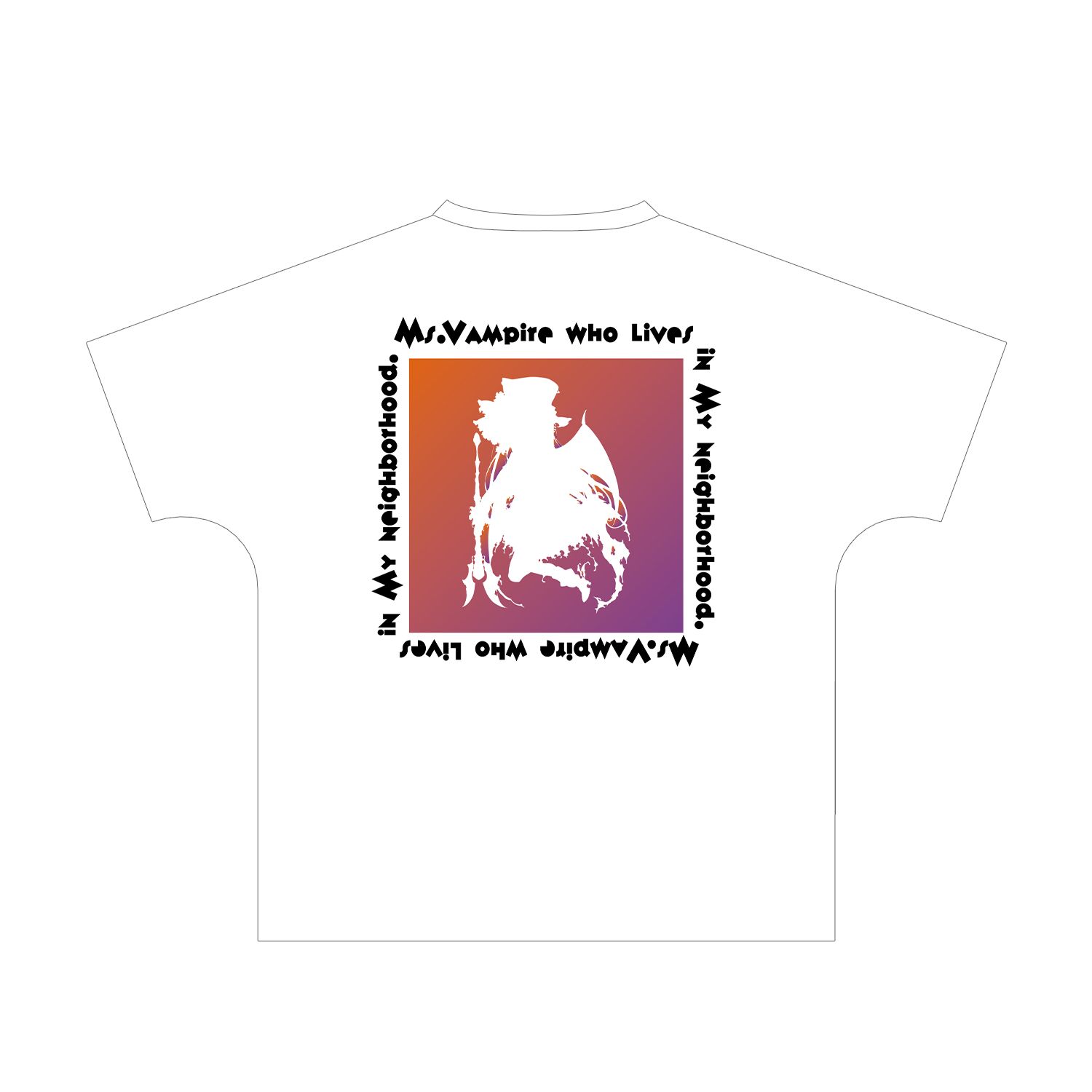 となりの吸血鬼さん 描き下ろしイラスト ソフィー・トワイライト ハロウィンVer. フルグラフィックTシャツユニセックス(サイズ/M) Image 3 | AniSmile