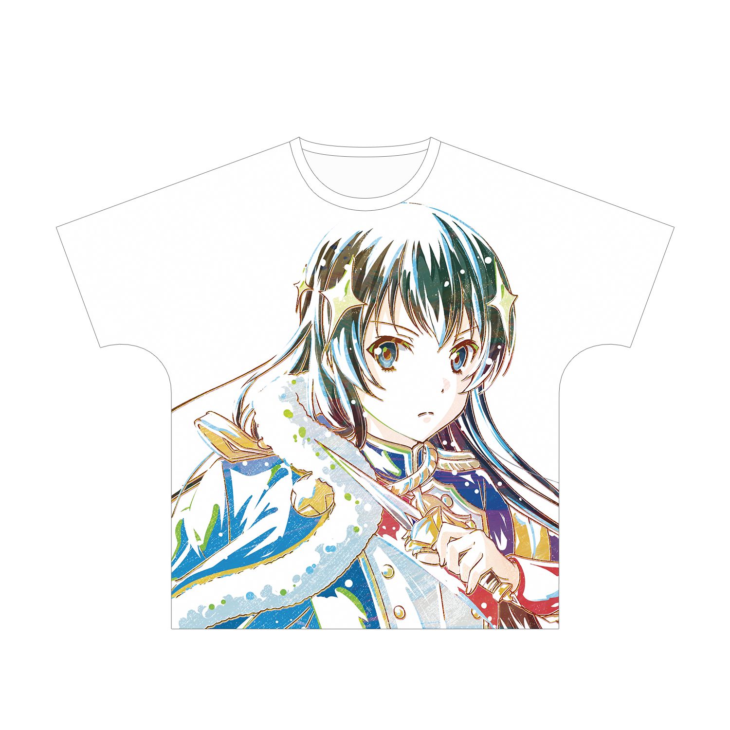 少女☆歌劇 レヴュースタァライト -Re LIVE- 神楽ひかり Ani-Art フルグラフィックTシャツユニセックス(サイズ/XL) 图片 2 | AniSmile