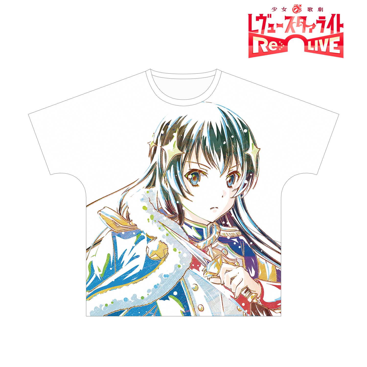 少女☆歌劇 レヴュースタァライト -Re LIVE- 神楽ひかり Ani-Art フルグラフィックTシャツユニセックス(サイズ/XL) 图片 3 | AniSmile