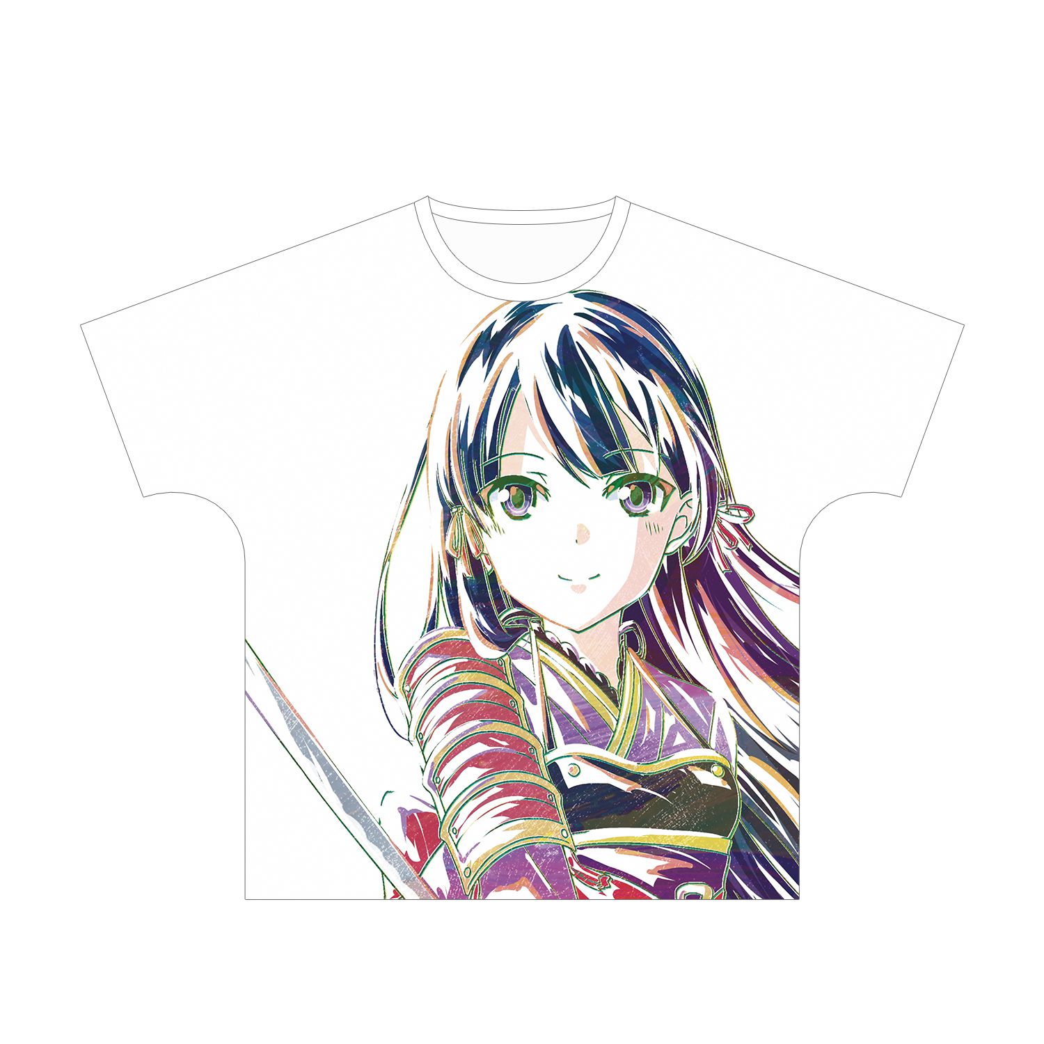 少女☆歌劇 レヴュースタァライト -Re LIVE- 巴珠緒 Ani-Art フルグラフィックTシャツユニセックス(サイズ/S) - AniSmile