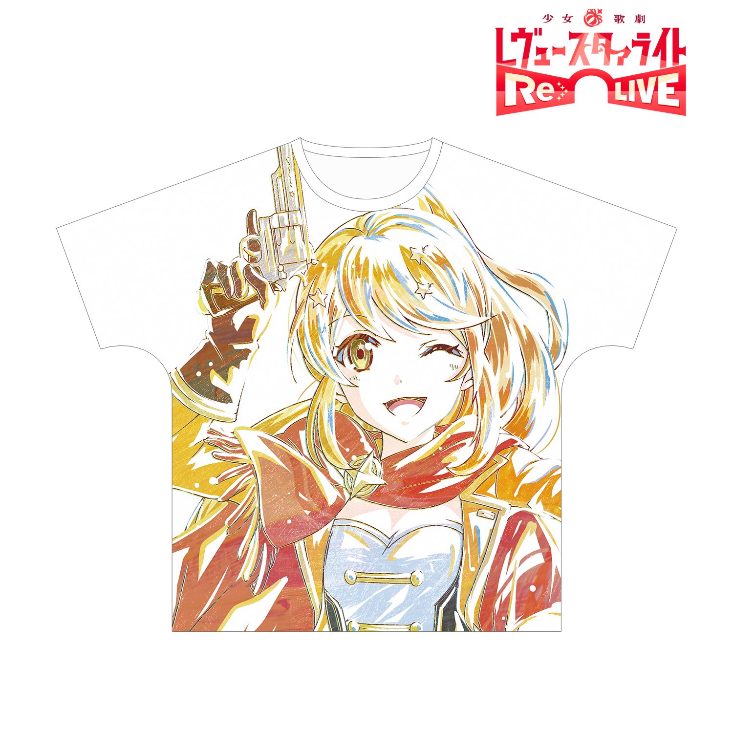 少女☆歌劇 レヴュースタァライト -Re LIVE- 大月あるる Ani-Art フルグラフィックTシャツユニセックス(サイズ/M) 图片 3 | AniSmile