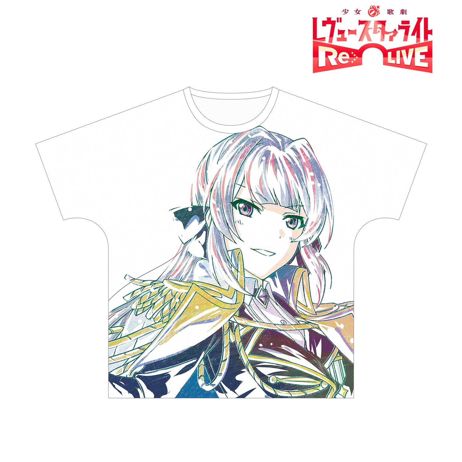 少女☆歌劇 レヴュースタァライト -Re LIVE- 雪代晶 Ani-Art フルグラフィックTシャツユニセックス(サイズ/M) 图片 3 | AniSmile
