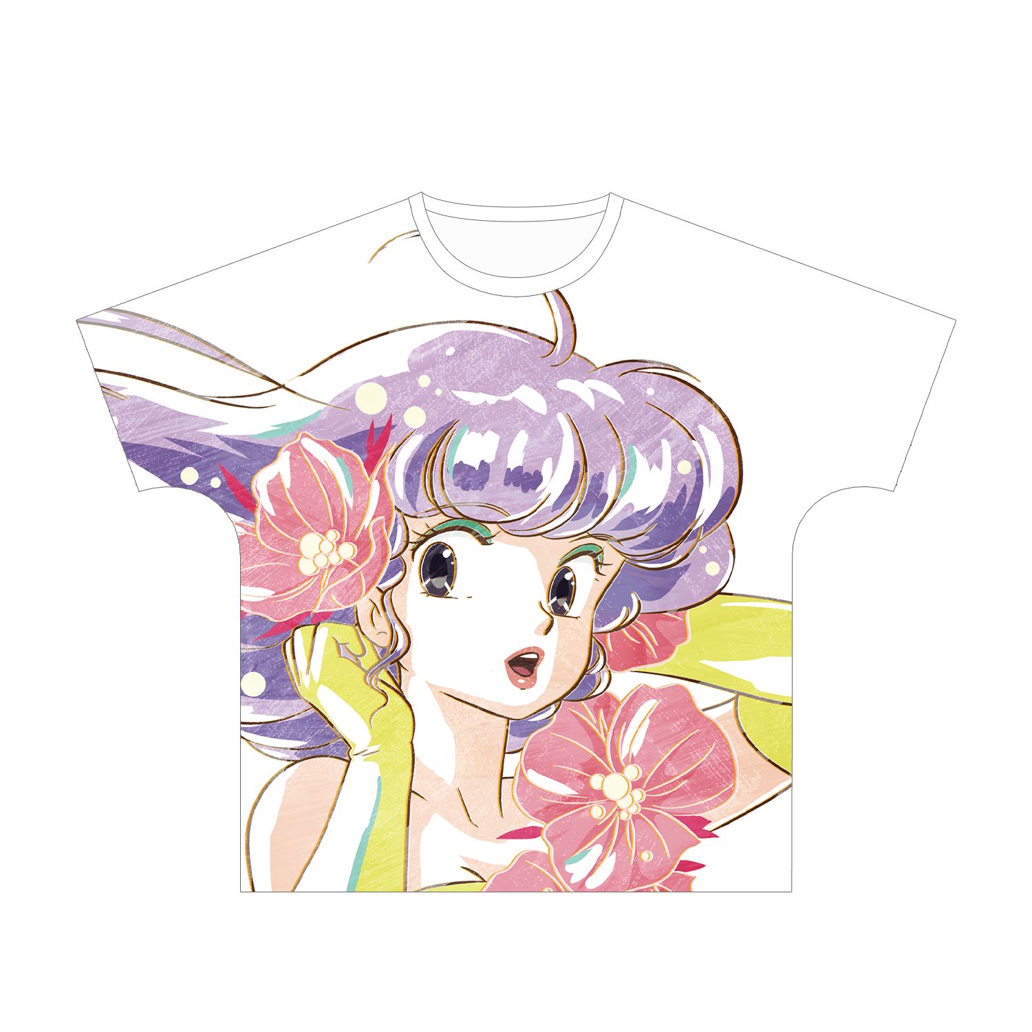 魔法の天使クリィミーマミ クリィミーマミ Ani-Art フルグラフィックTシャツ ver.Aユニセックス(サイズ/S) - AniSmile