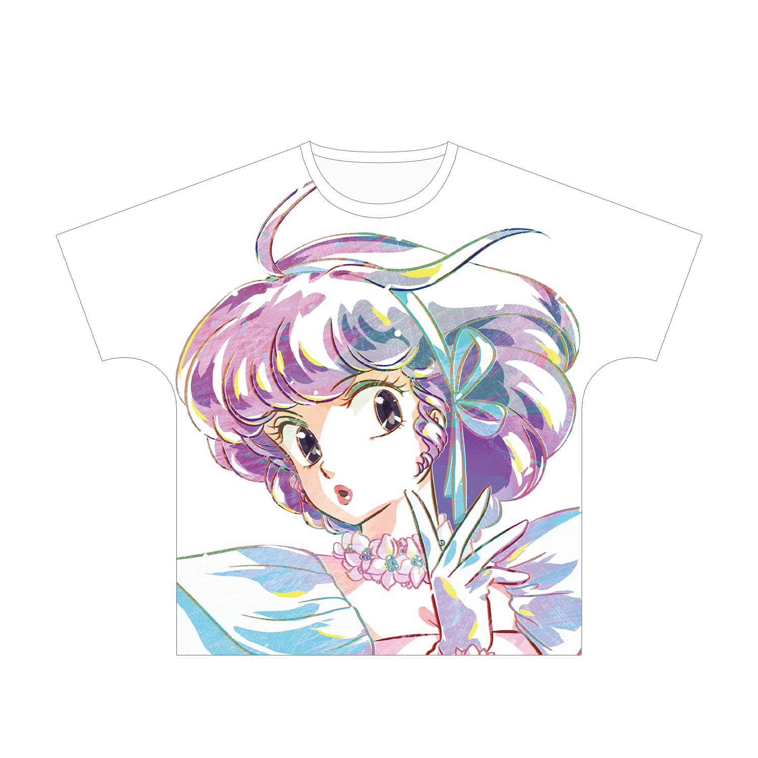魔法の天使クリィミーマミ クリィミーマミ Ani-Art フルグラフィックTシャツ ver.Bユニセックス(サイズ/XL) - AniSmile
