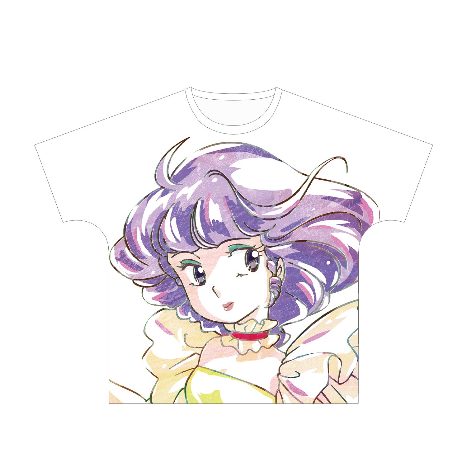 魔法の天使クリィミーマミ クリィミーマミ Ani-Art フルグラフィックTシャツ ver.Cユニセックス(サイズ/M) - AniSmile