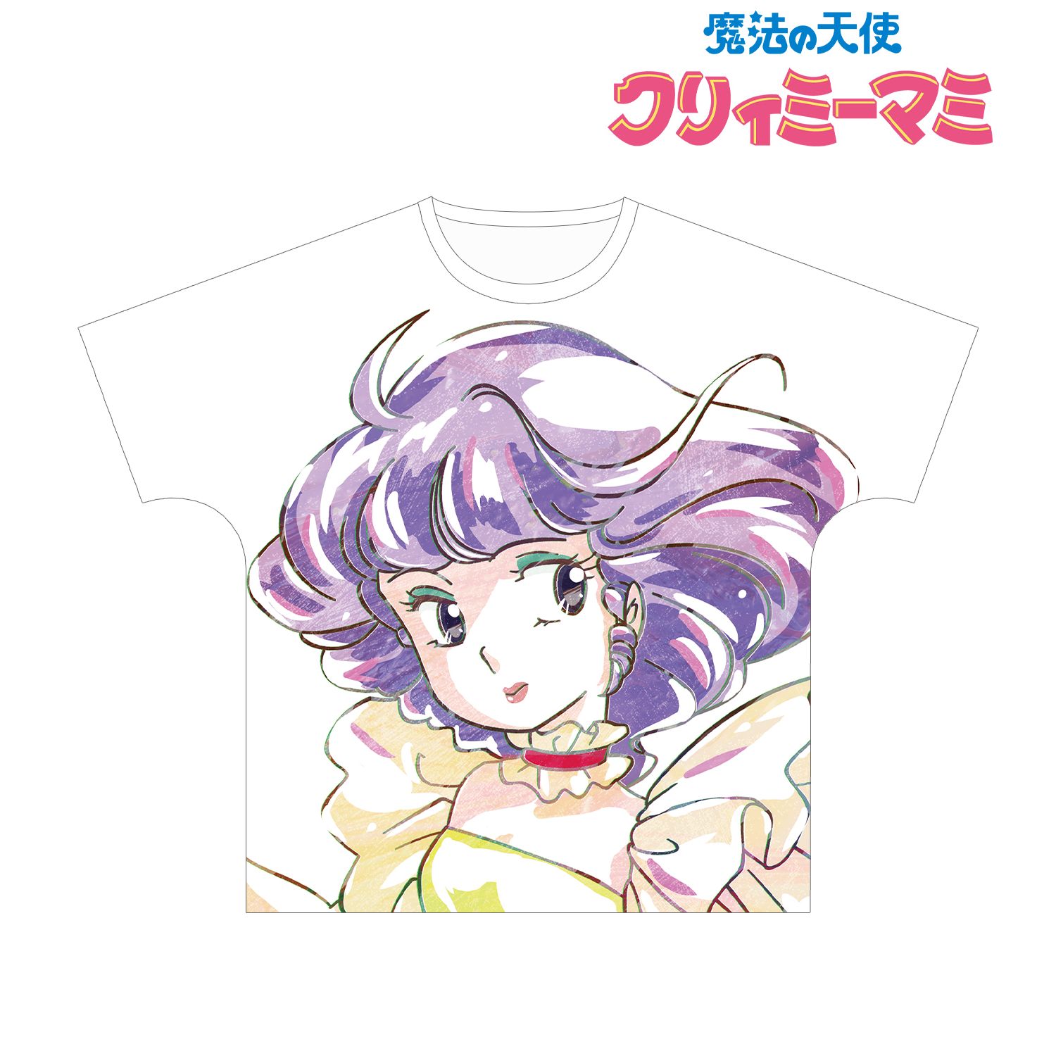 魔法の天使クリィミーマミ クリィミーマミ Ani-Art フルグラフィックTシャツ ver.Cユニセックス(サイズ/XL) 画像 2 | AniSmile