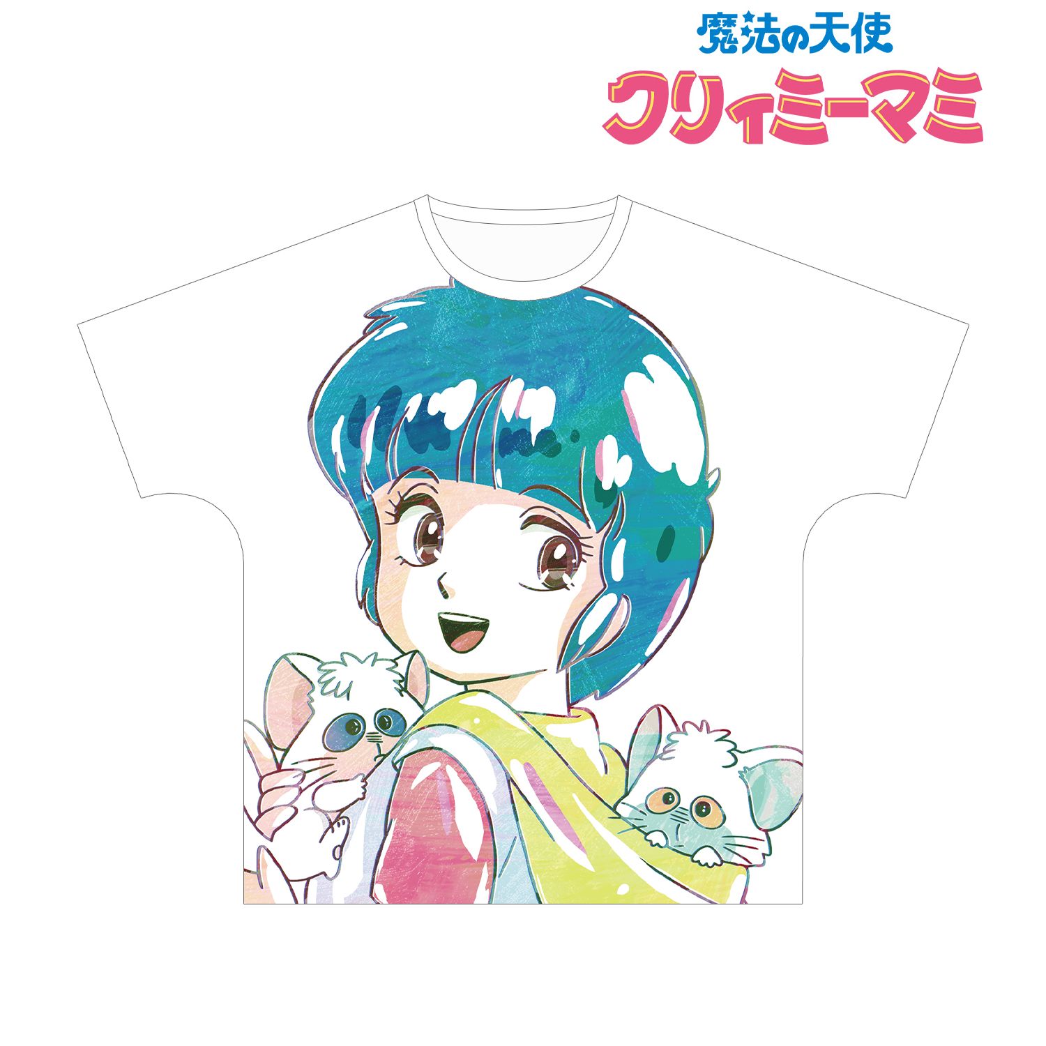 魔法の天使クリィミーマミ 森沢 優 Ani-Art フルグラフィックTシャツユニセックス(サイズ/M) 图片 2 | AniSmile
