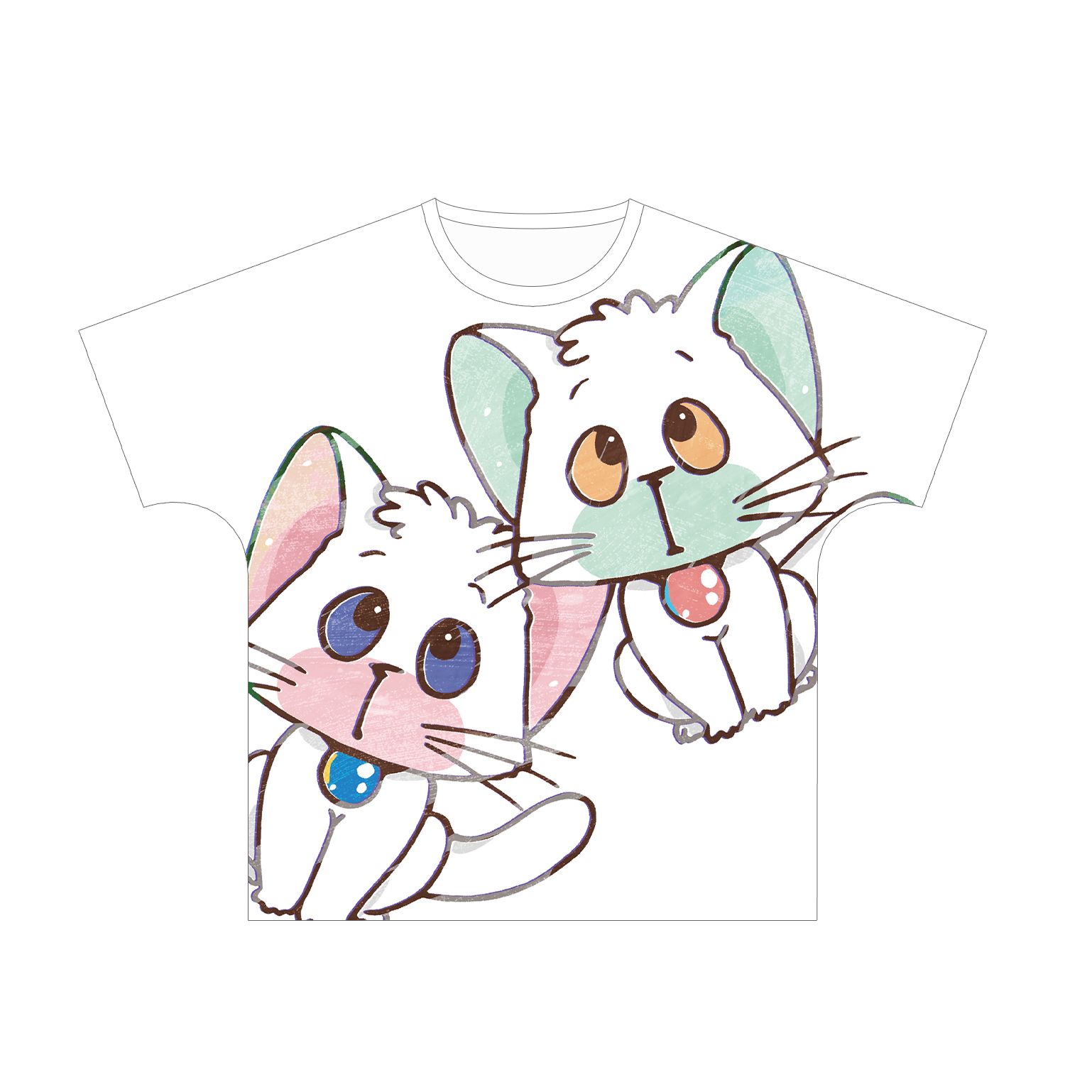 魔法の天使クリィミーマミ ネガ&ポジ Ani-Art フルグラフィックTシャツユニセックス(サイズ/XL) 图片 3 | AniSmile