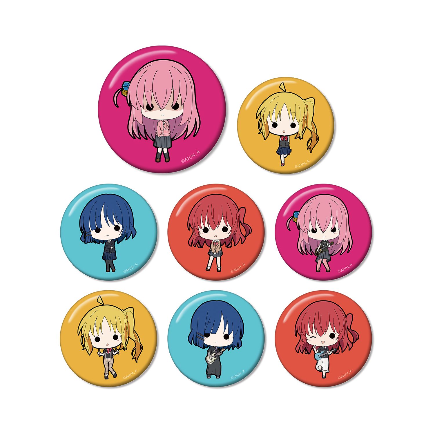 アニメ「ぼっち・ざ・ろっく!」 トレーディング TINY 缶バッジ(単位/単品) - AniSmile
