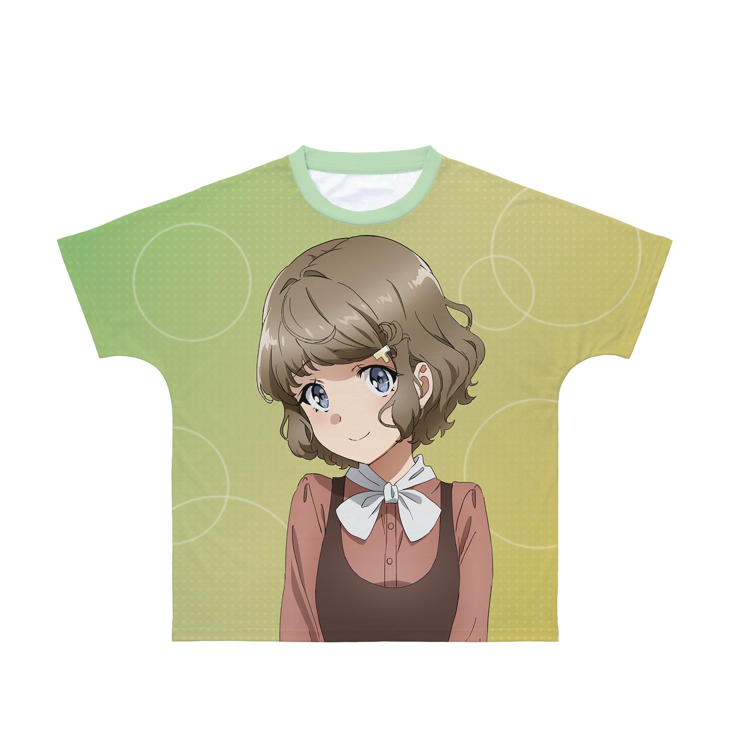 青春ブタ野郎はおでかけシスターの夢を見ない 古賀朋絵 フルグラフィックTシャツユニセックス(サイズ/S) Image 3 | AniSmile