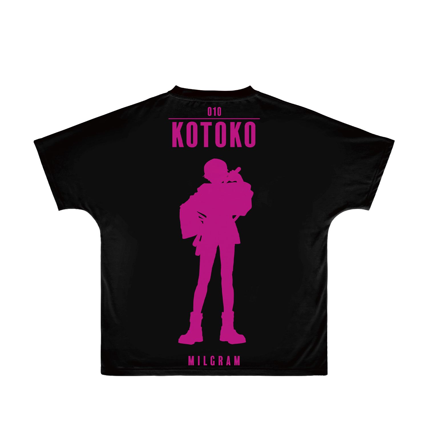 MILGRAM -ミルグラム- コトコ Ani-Art BLACK LABEL フルグラフィックTシャツユニセックス(サイズ/M) Image 3 | AniSmile