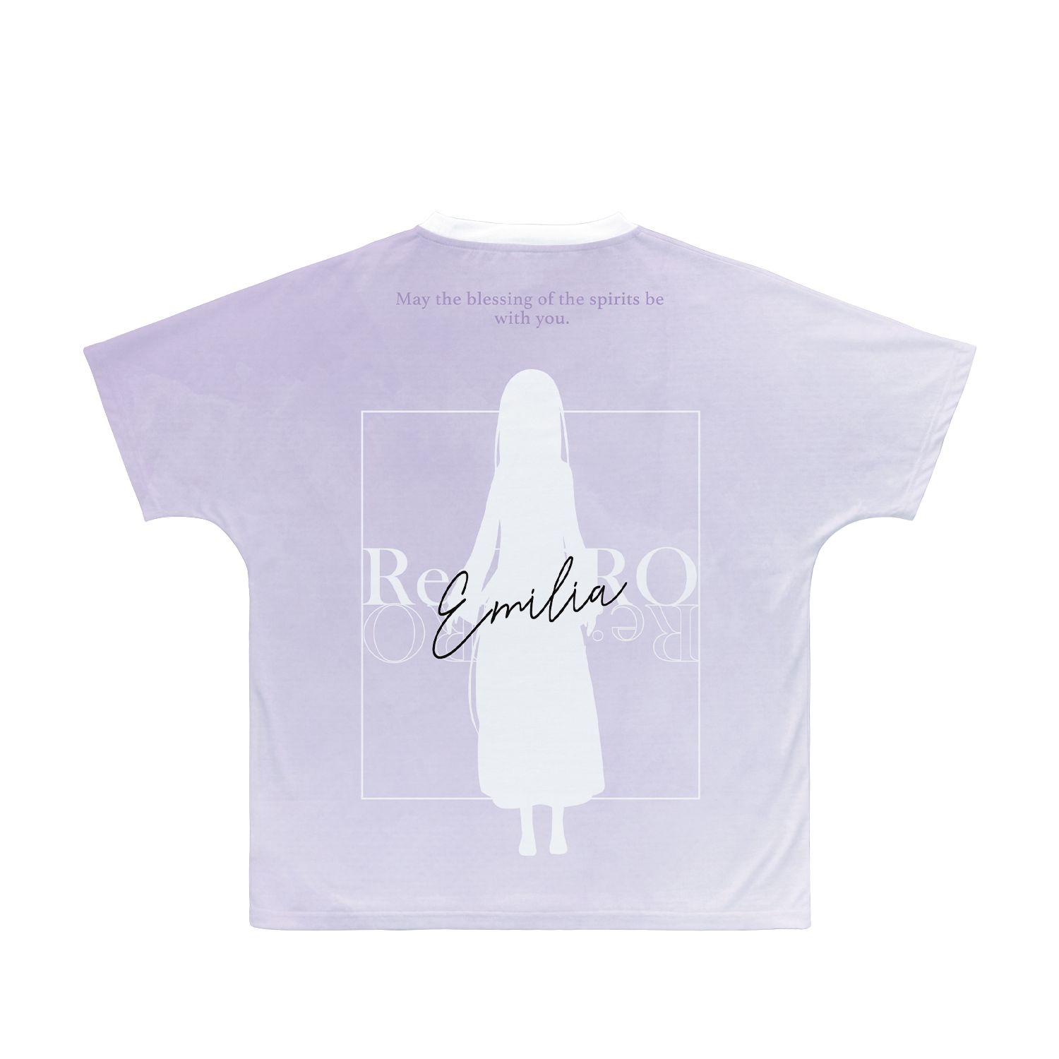 Re:ゼロから始める異世界生活 エミリア Ani-Art aqua label フルグラフィックTシャツユニセックス(サイズ/L) 图片 3 | AniSmile