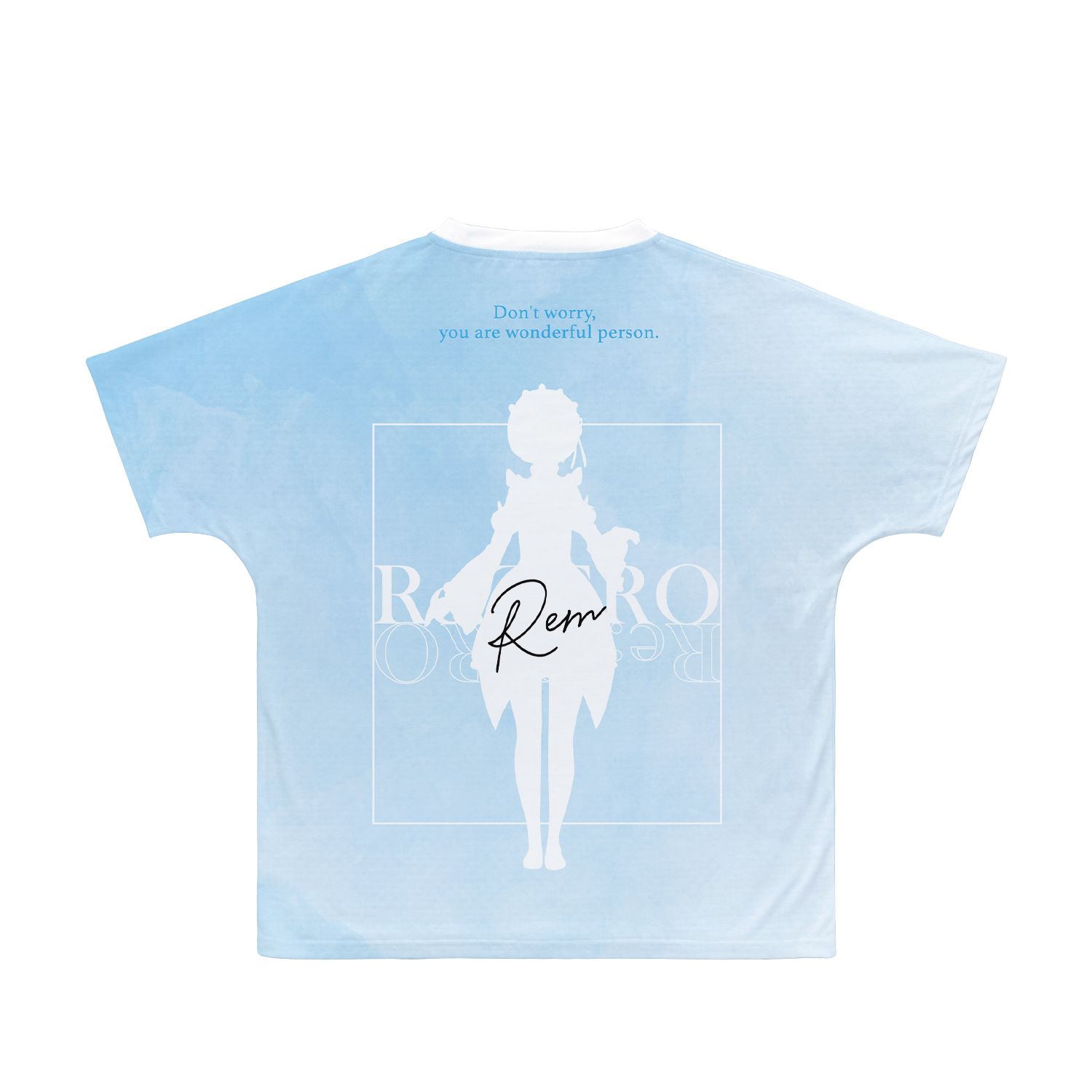 Re:ゼロから始める異世界生活 レム Ani-Art aqua label フルグラフィックTシャツユニセックス(サイズ/XXS) 图片 3 | AniSmile