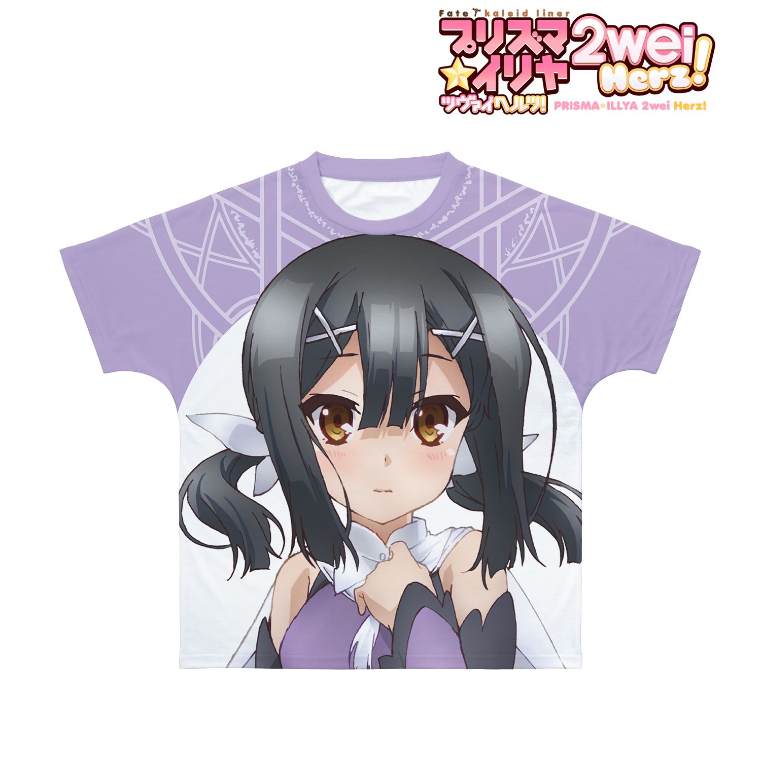 TVアニメ「Fate/kaleid liner プリズマ☆イリヤ ツヴァイ ヘルツ!」 美遊・エーデルフェルト フルグラフィックTシャツユニセックス(サイズ/XXXL) 图片 3 | AniSmile