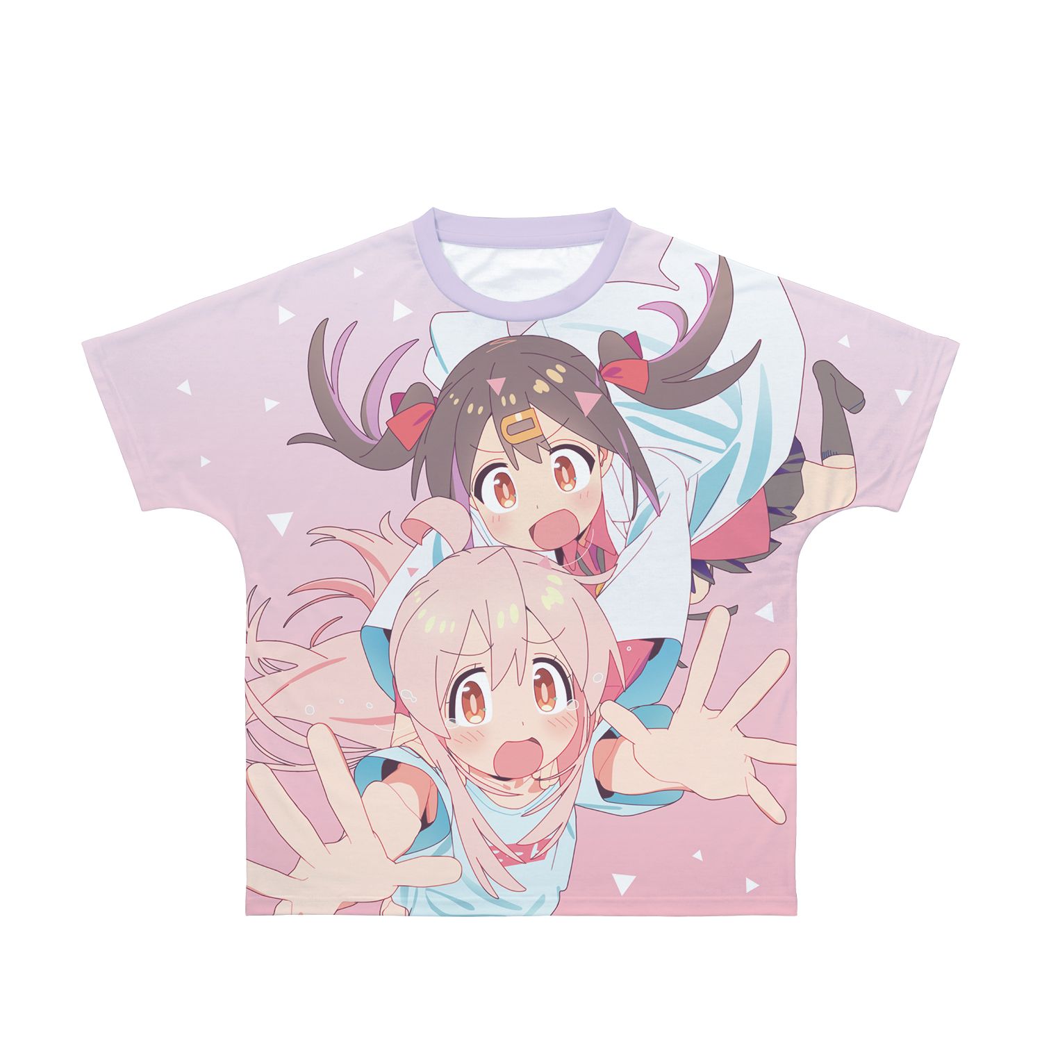 TVアニメ「お兄ちゃんはおしまい!」 緒山まひろ&緒山みはり フルグラフィックTシャツユニセックス(サイズ/XXL) - AniSmile