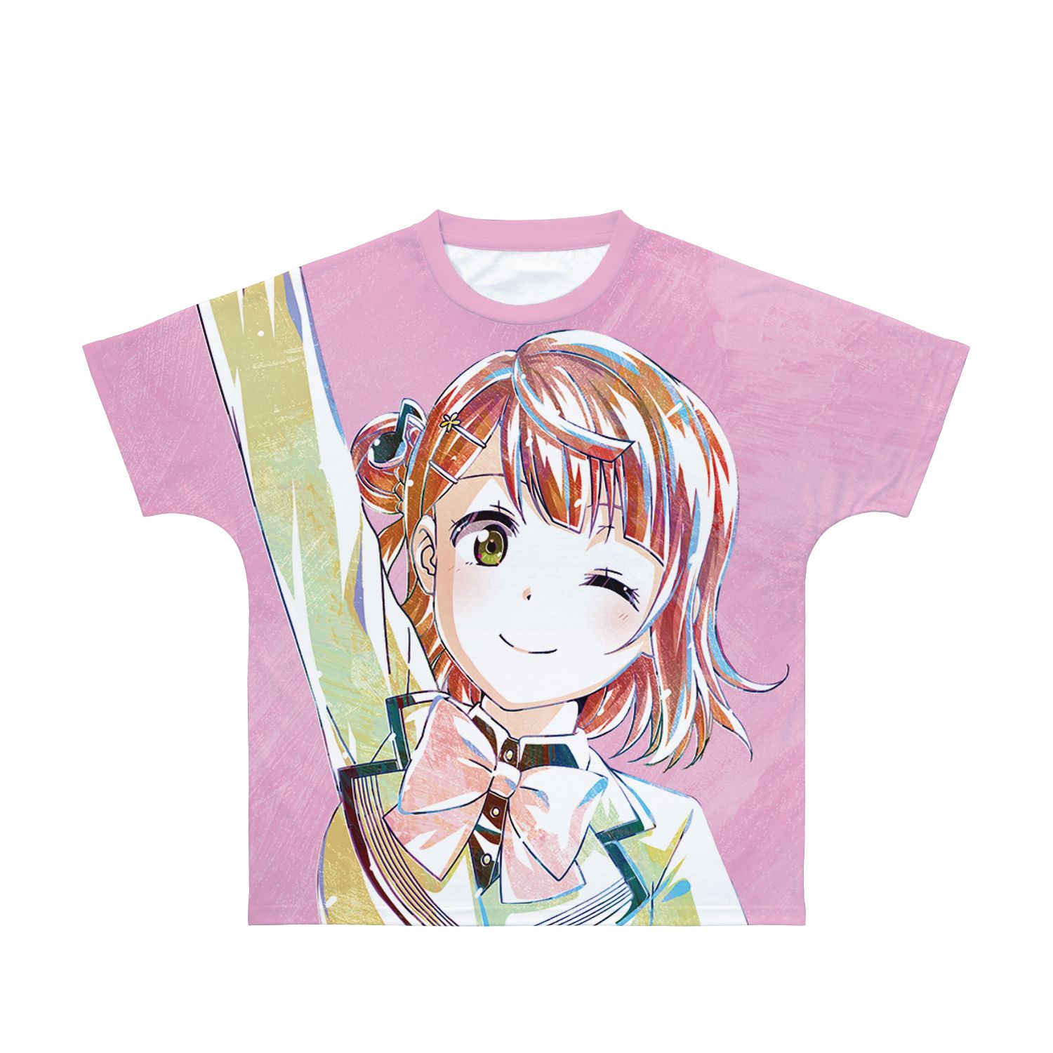 ラブライブ!虹ヶ咲学園スクールアイドル同好会 上原 歩夢 Ani-Art フルグラフィックTシャツユニセックス(サイズ/XXS) Image 2 | AniSmile
