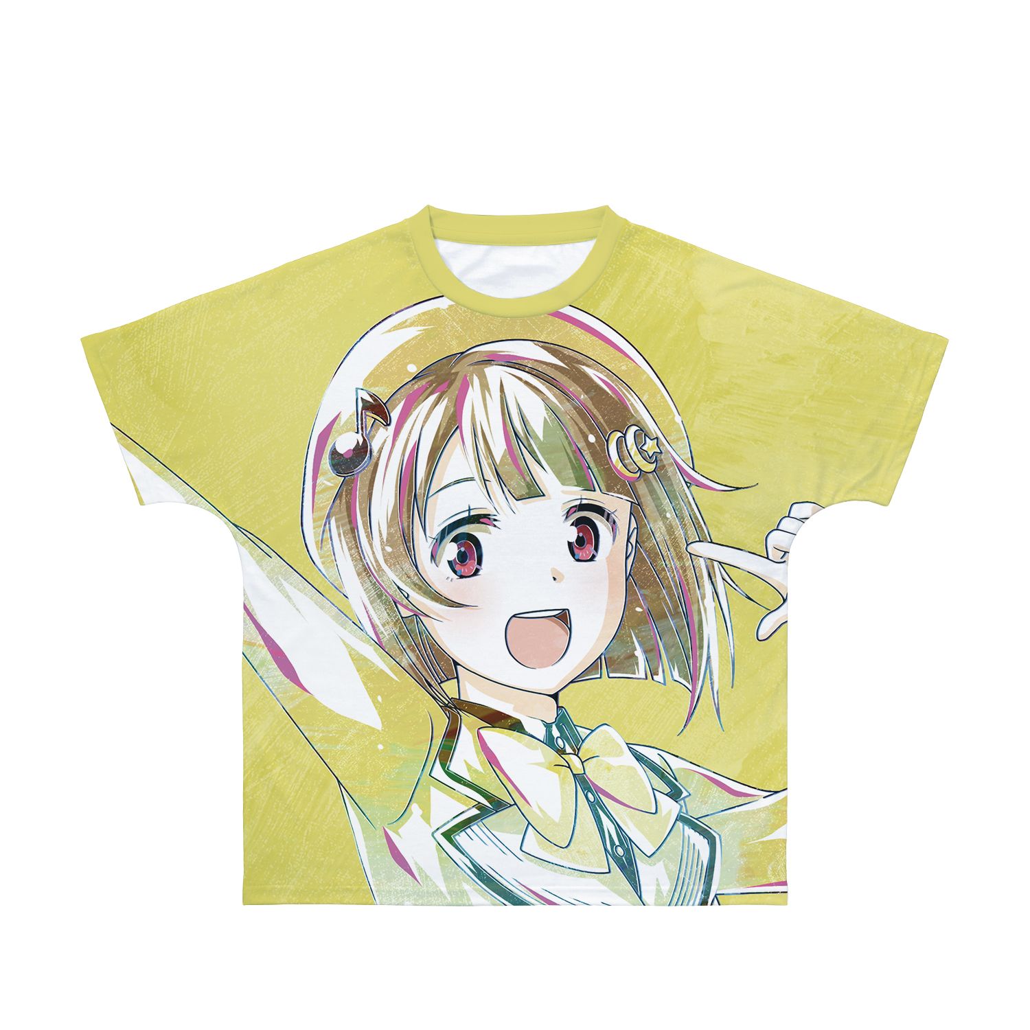 ラブライブ!虹ヶ咲学園スクールアイドル同好会 中須 かすみ Ani-Art フルグラフィックTシャツユニセックス(サイズ/L) - official product image | AniSmile