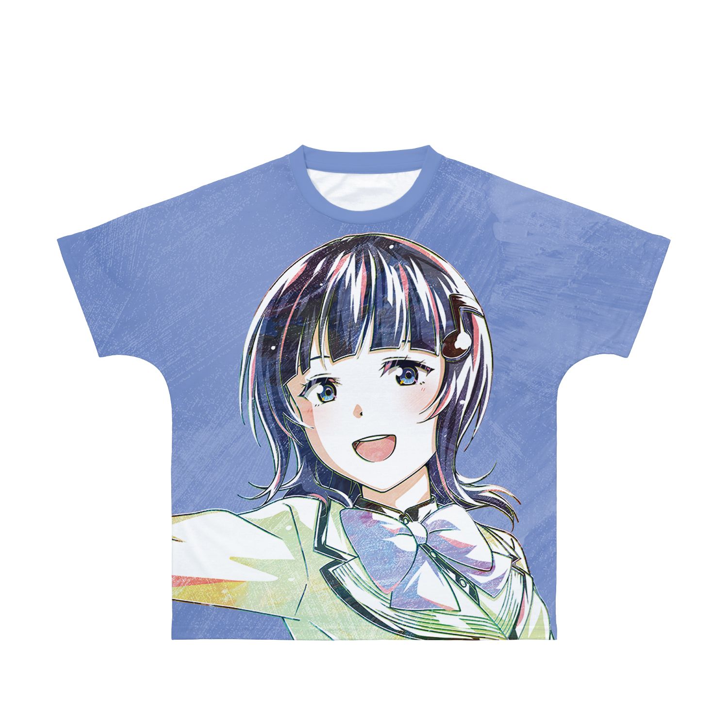 ラブライブ!虹ヶ咲学園スクールアイドル同好会 朝香 果林 Ani-Art フルグラフィックTシャツユニセックス(サイズ/XXXL) - official product image | AniSmile