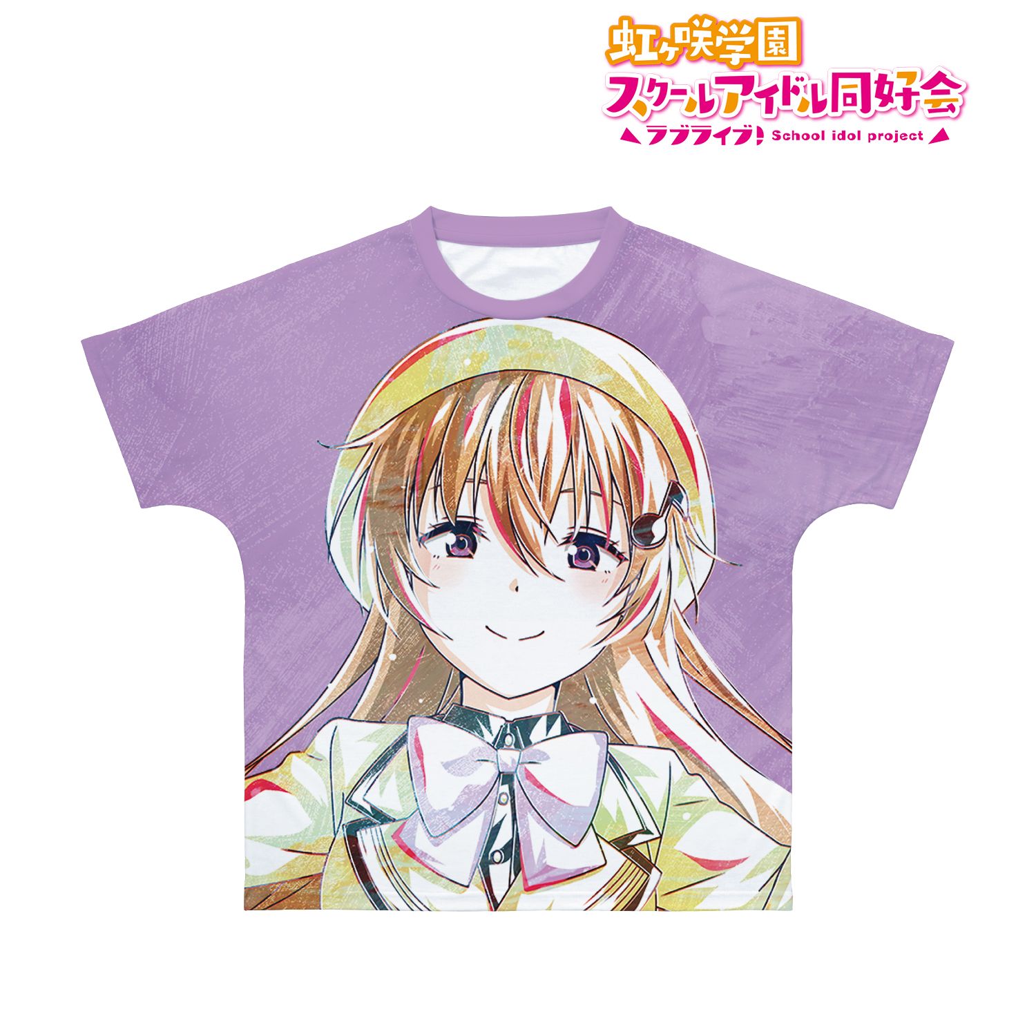 ラブライブ!虹ヶ咲学園スクールアイドル同好会 近江 彼方 Ani-Art フルグラフィックTシャツユニセックス(サイズ/XXXL) Image 3 | AniSmile