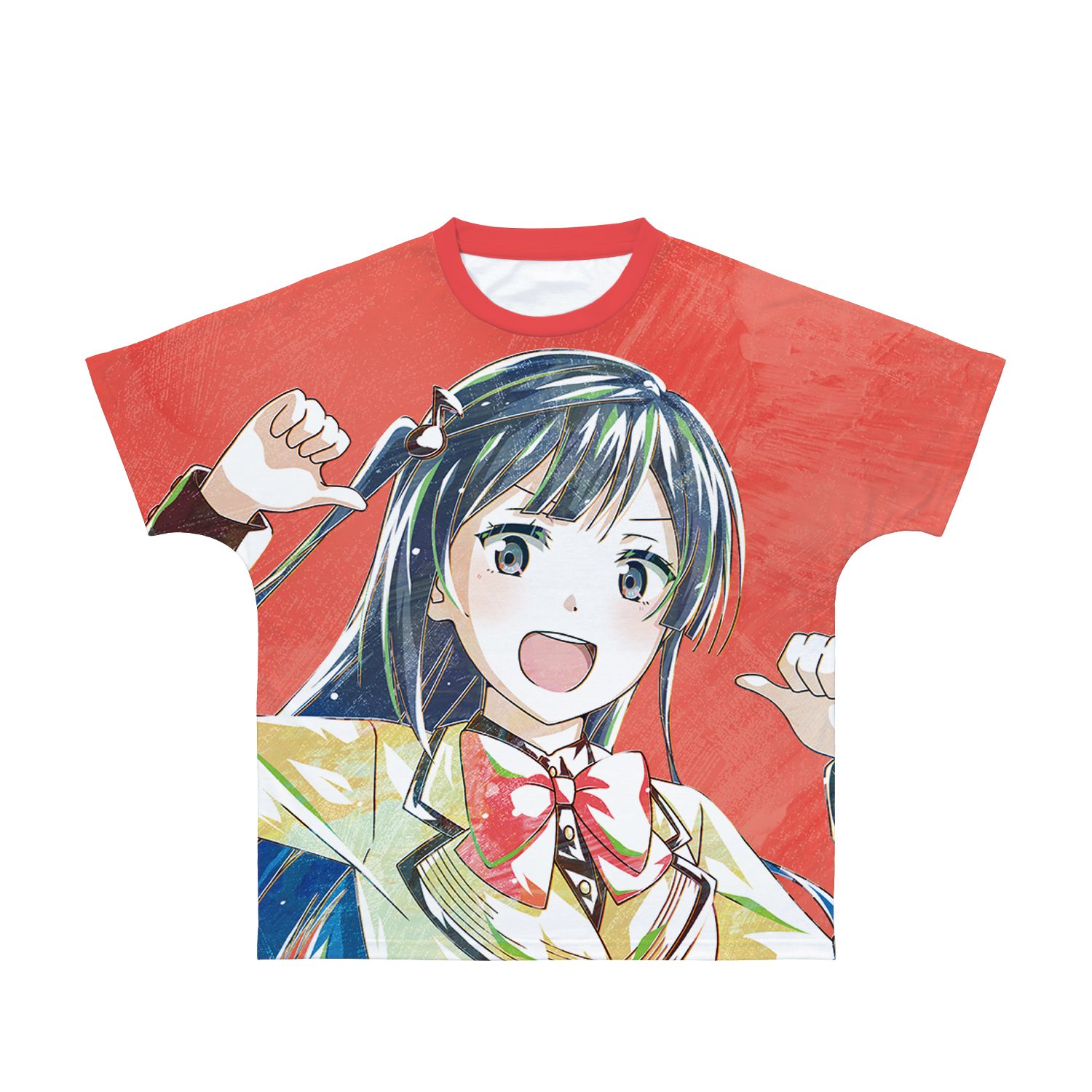 ラブライブ!虹ヶ咲学園スクールアイドル同好会 優木 せつ菜 Ani-Art フルグラフィックTシャツユニセックス(サイズ/XL) - official product image | AniSmile